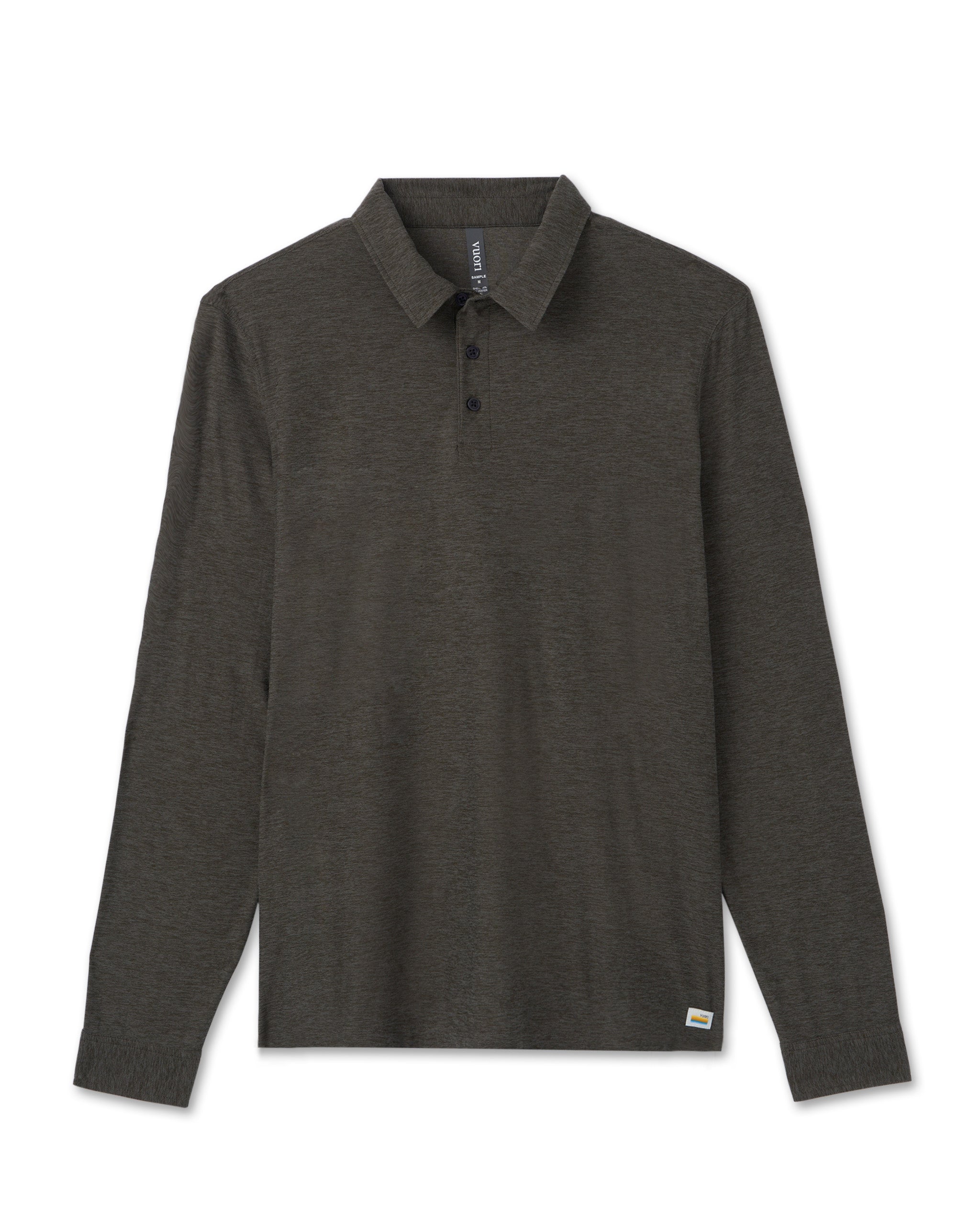 Long Sleeve Strato Tech Polo | Balsam Heather - Image 6