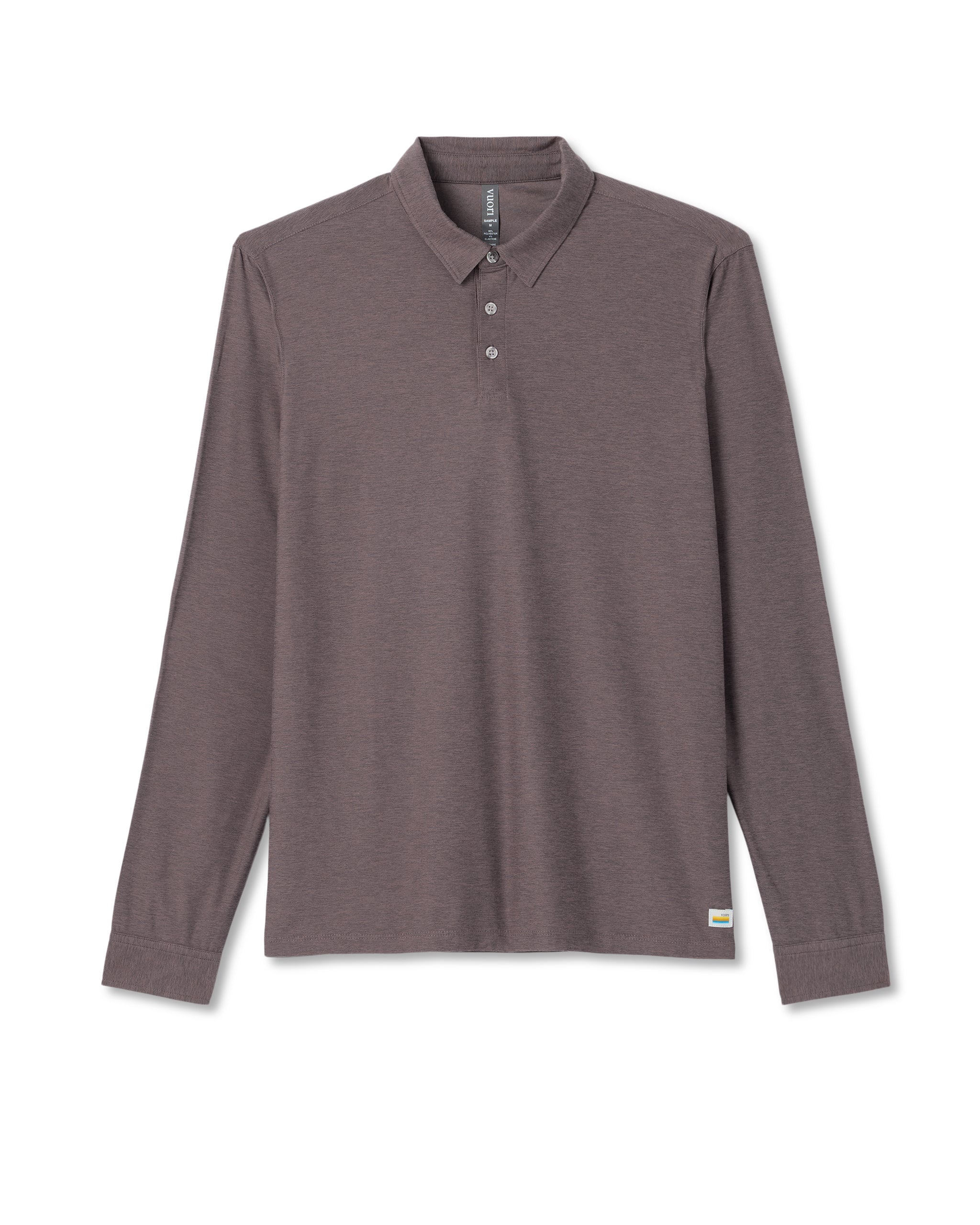 Long Sleeve Strato Tech Polo | Huckleberry Heather - Image 6