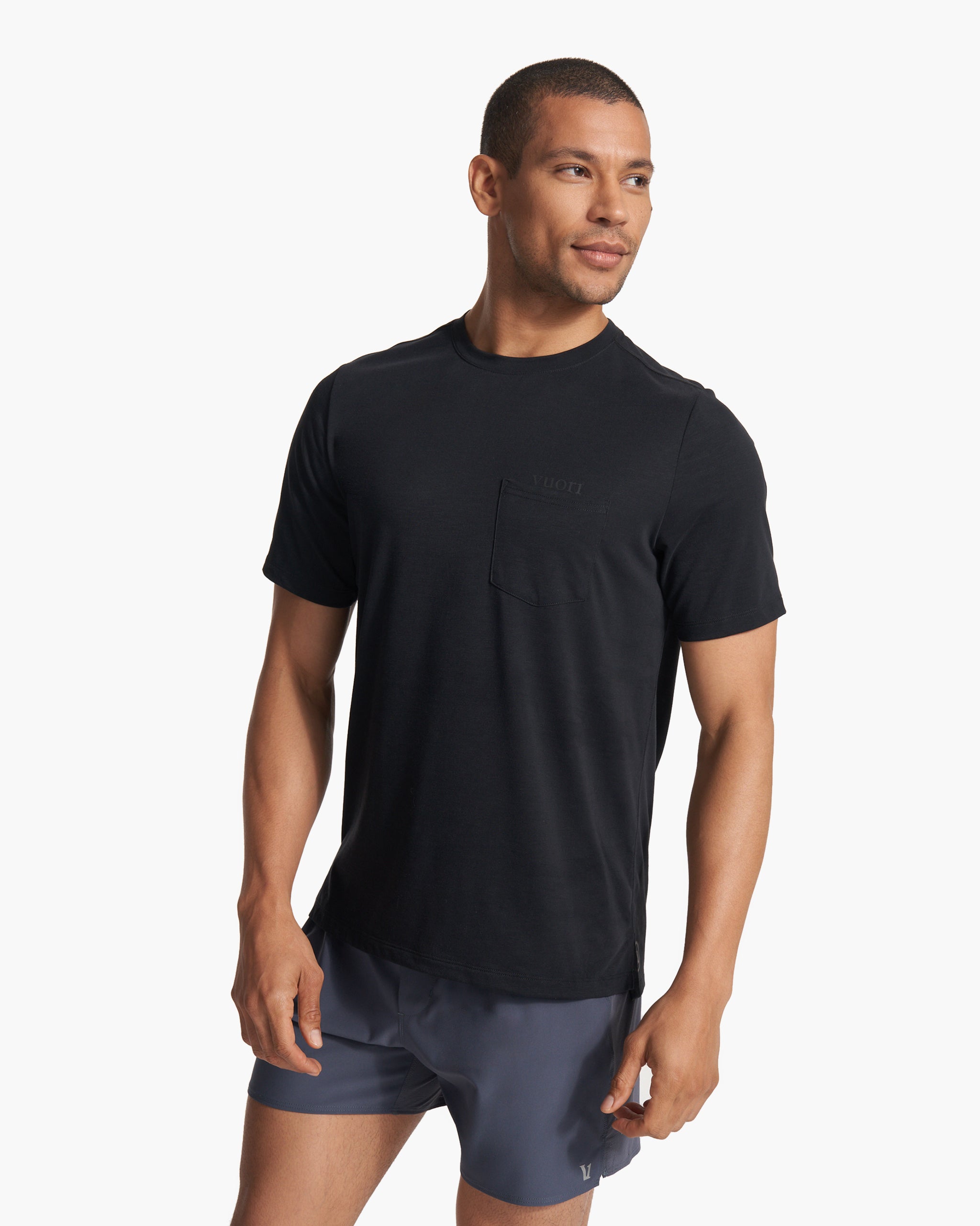 Current Pocket Tee | Black - Image 3