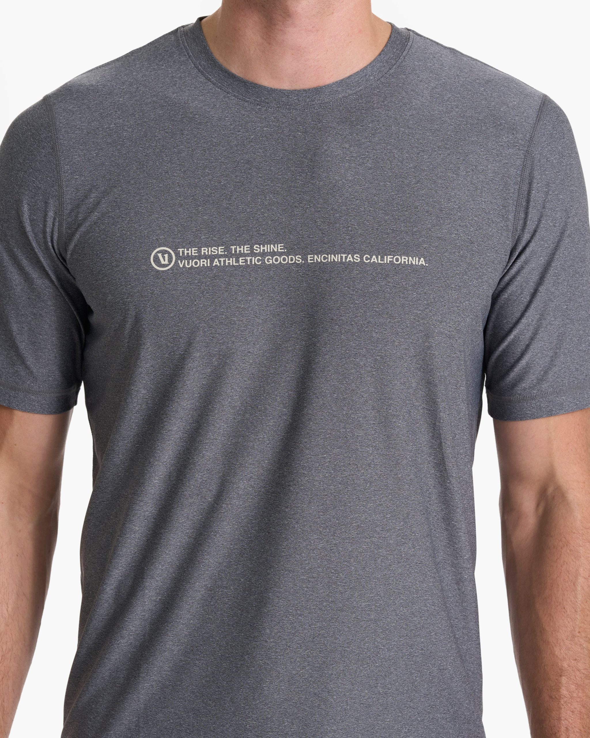 Short Sleeve Uluwatu 23 Water Tee | Charcoal Heather - Image 2