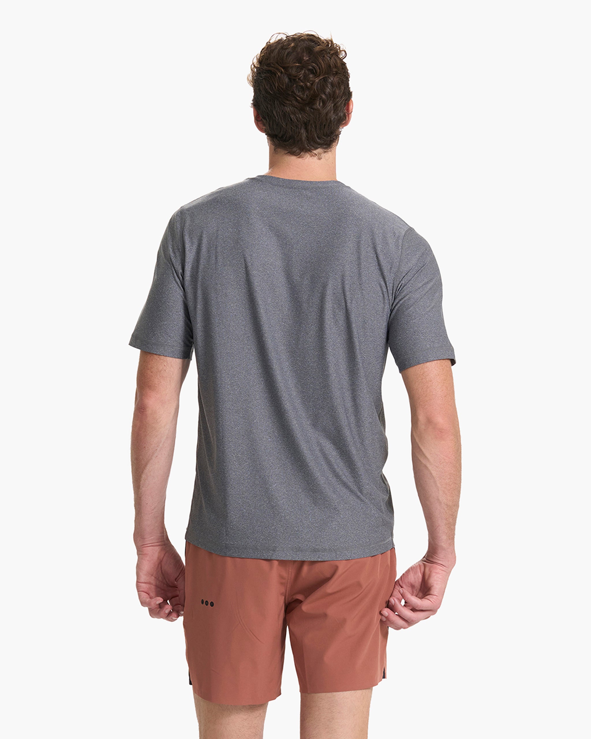Short Sleeve Uluwatu 23 Water Tee | Charcoal Heather - Image 3
