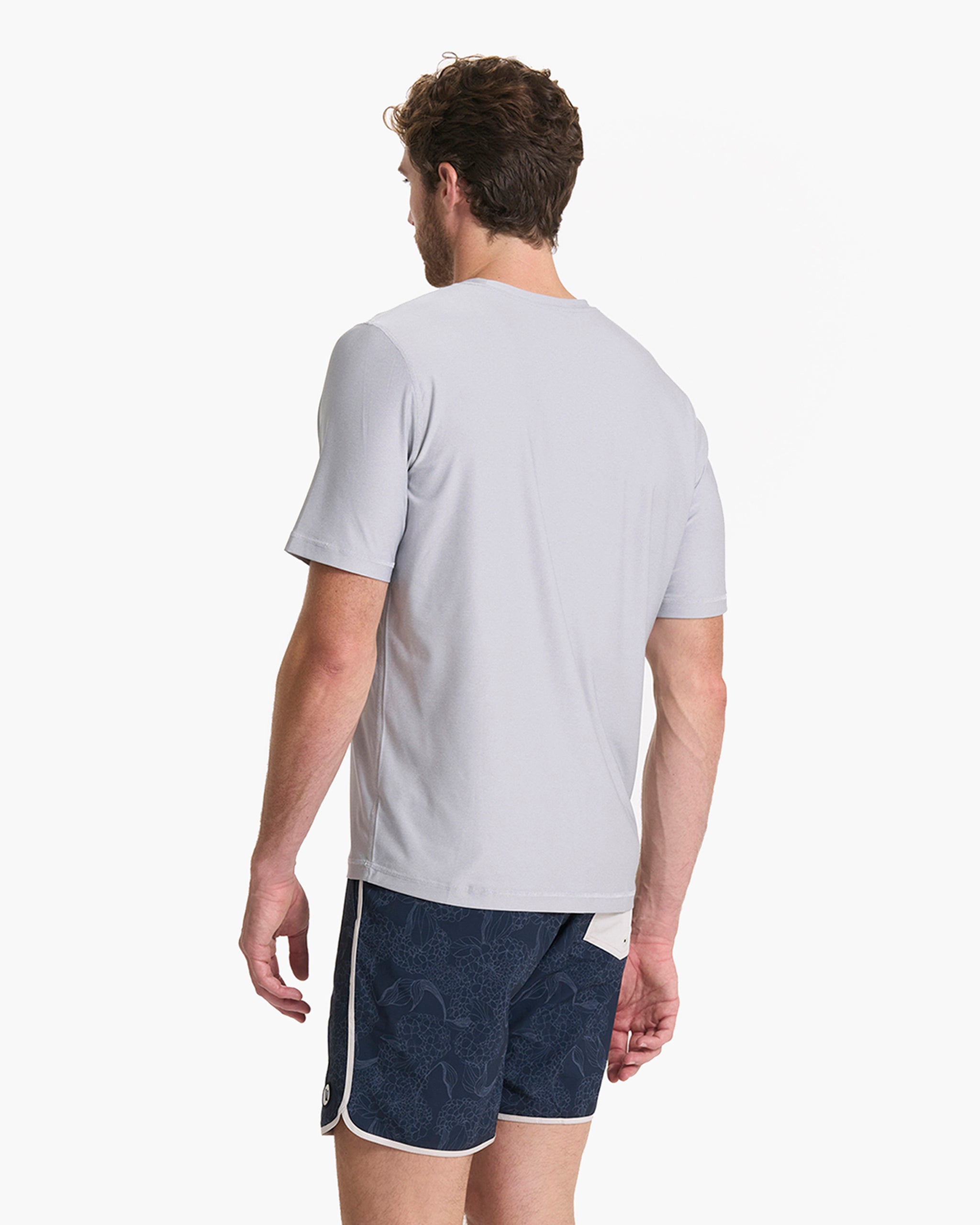 Short Sleeve Uluwatu 23 Water Tee | Platinum Heather - Image 4