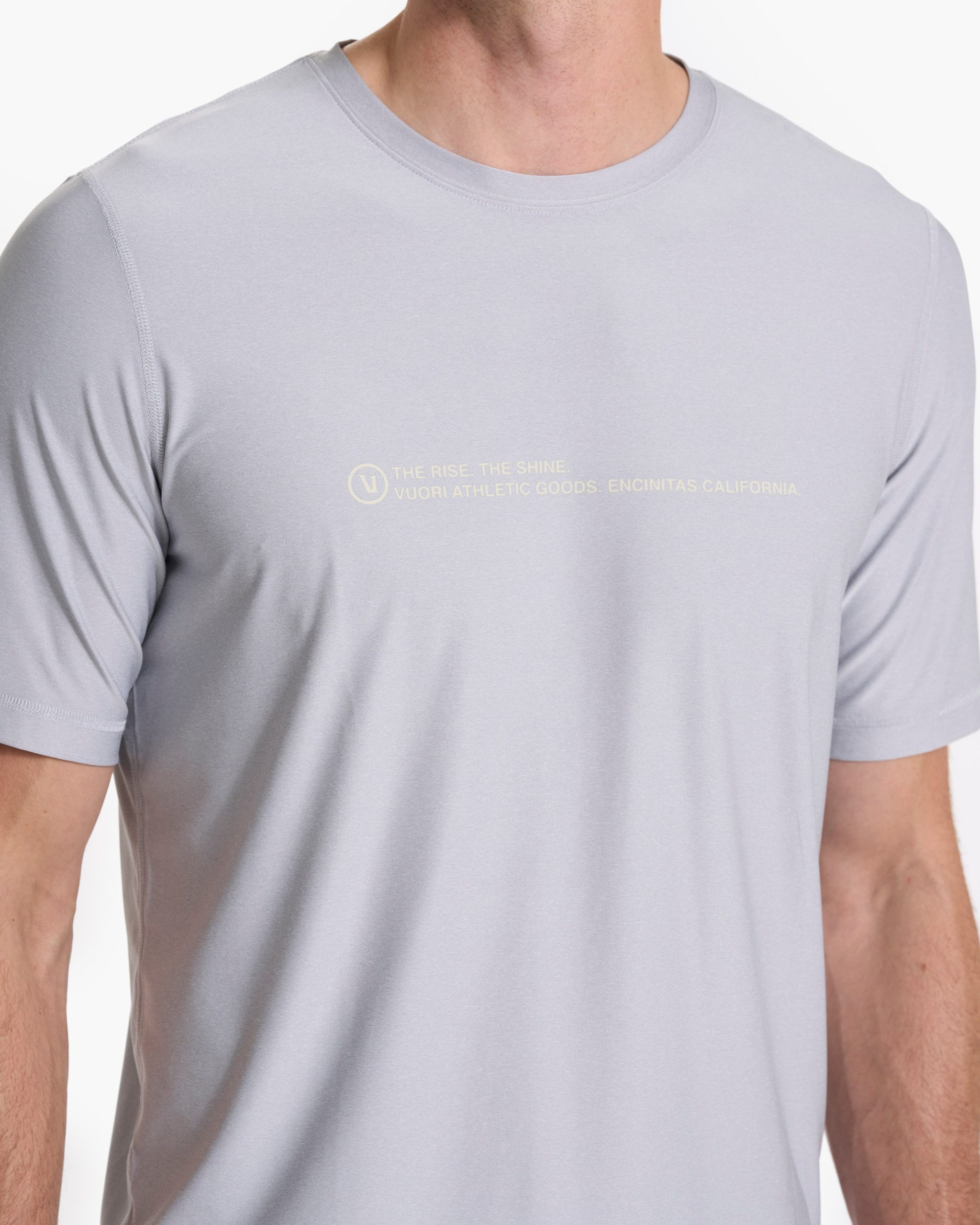 Short Sleeve Uluwatu 23 Water Tee | Platinum Heather - Image 2
