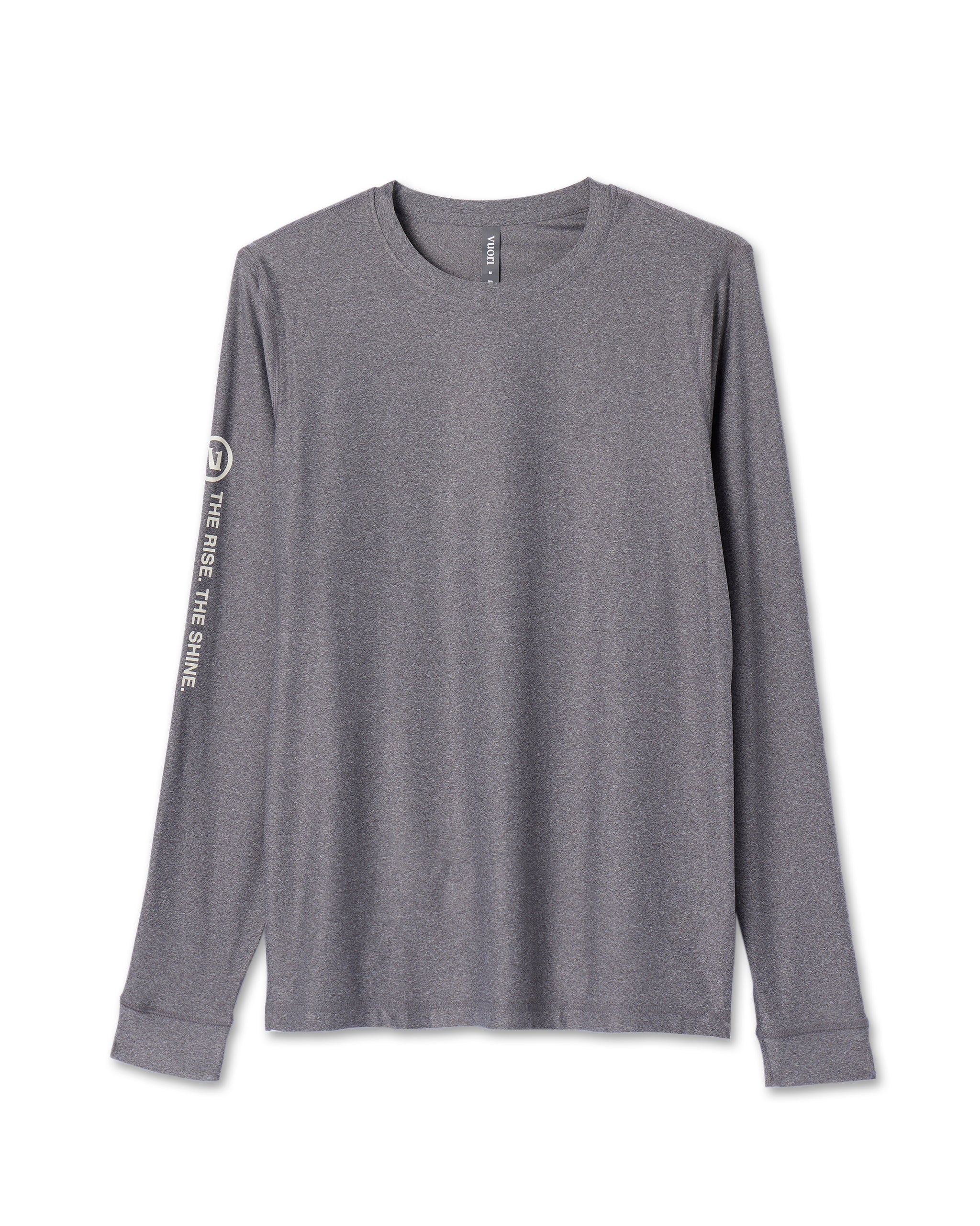 Long Sleeve Uluwatu 23 Water Tee | Charcoal Heather - Image 4