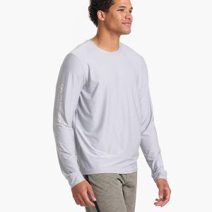 Long Sleeve Uluwatu 23 Water Tee | Platinum Heather