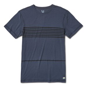 Tuvalu Tee | Navy Stripe
