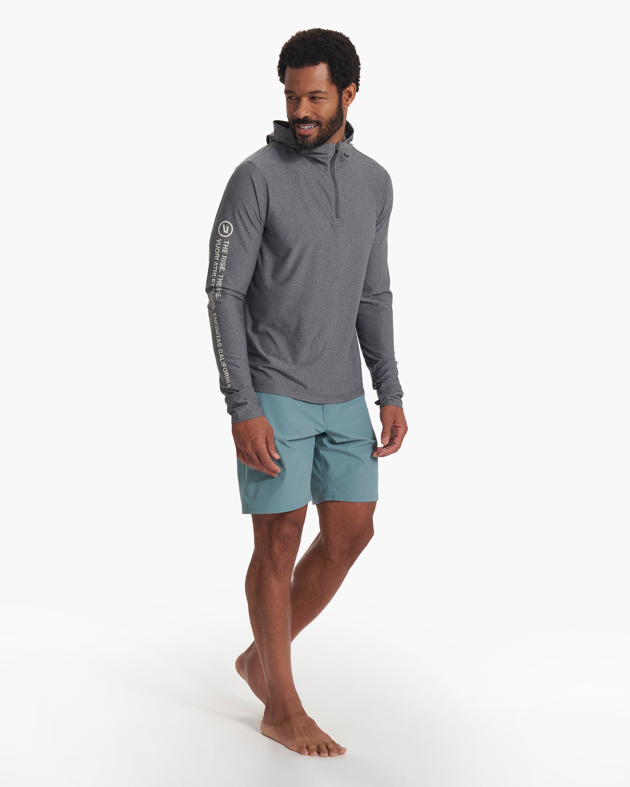 Uluwatu 23 Water Hoodie | Charcoal Heather - Image 4