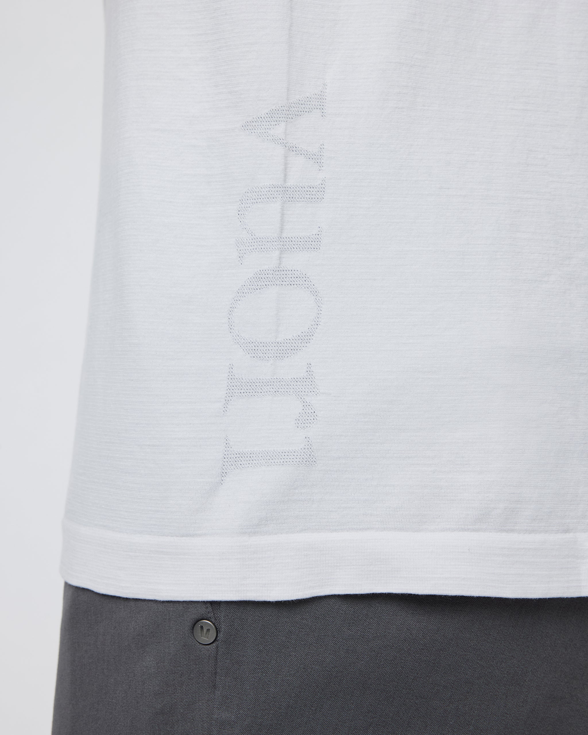 Weston Seamless Tee | Frost Grey - Image 2