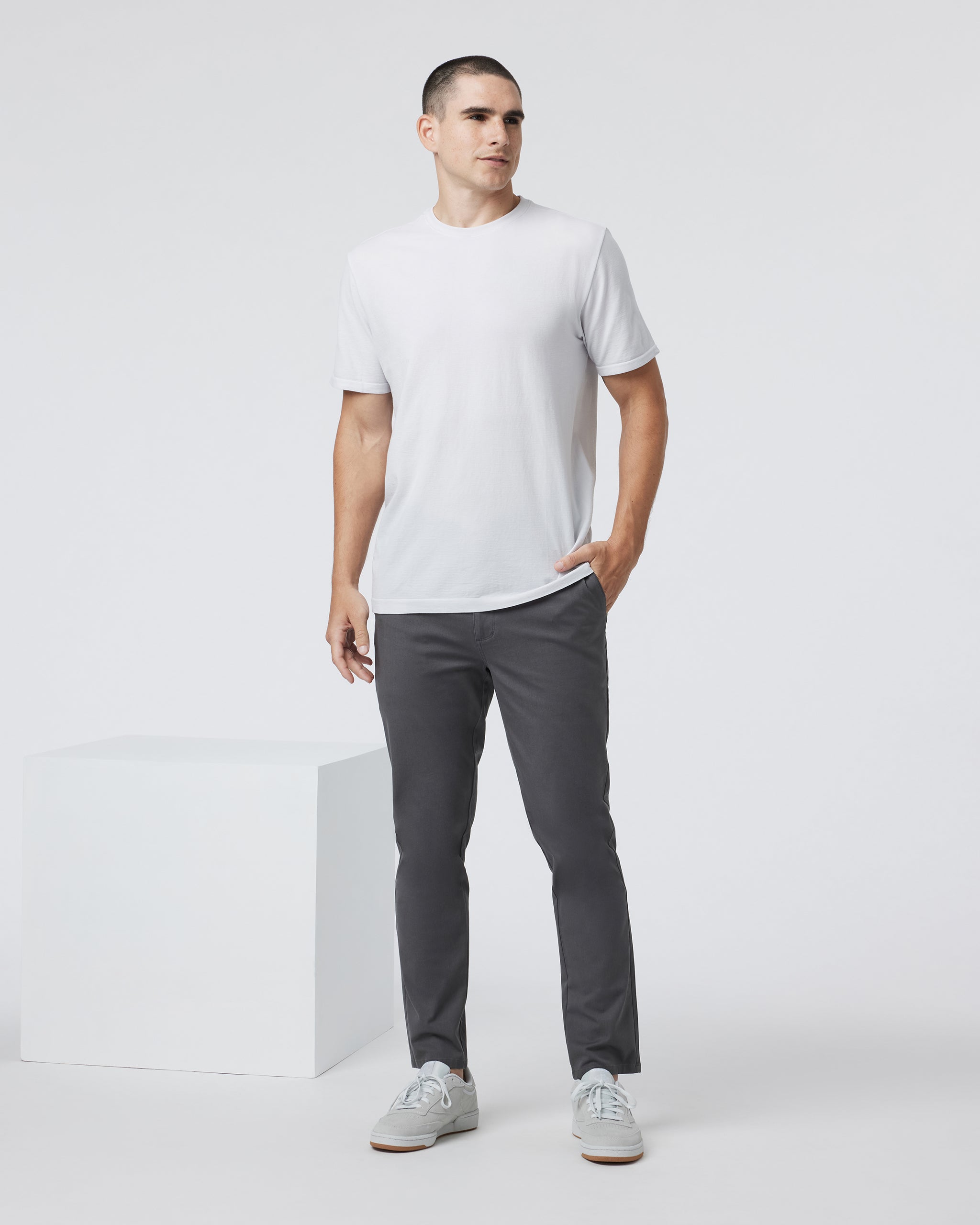 Weston Seamless Tee | Frost Grey - Image 4