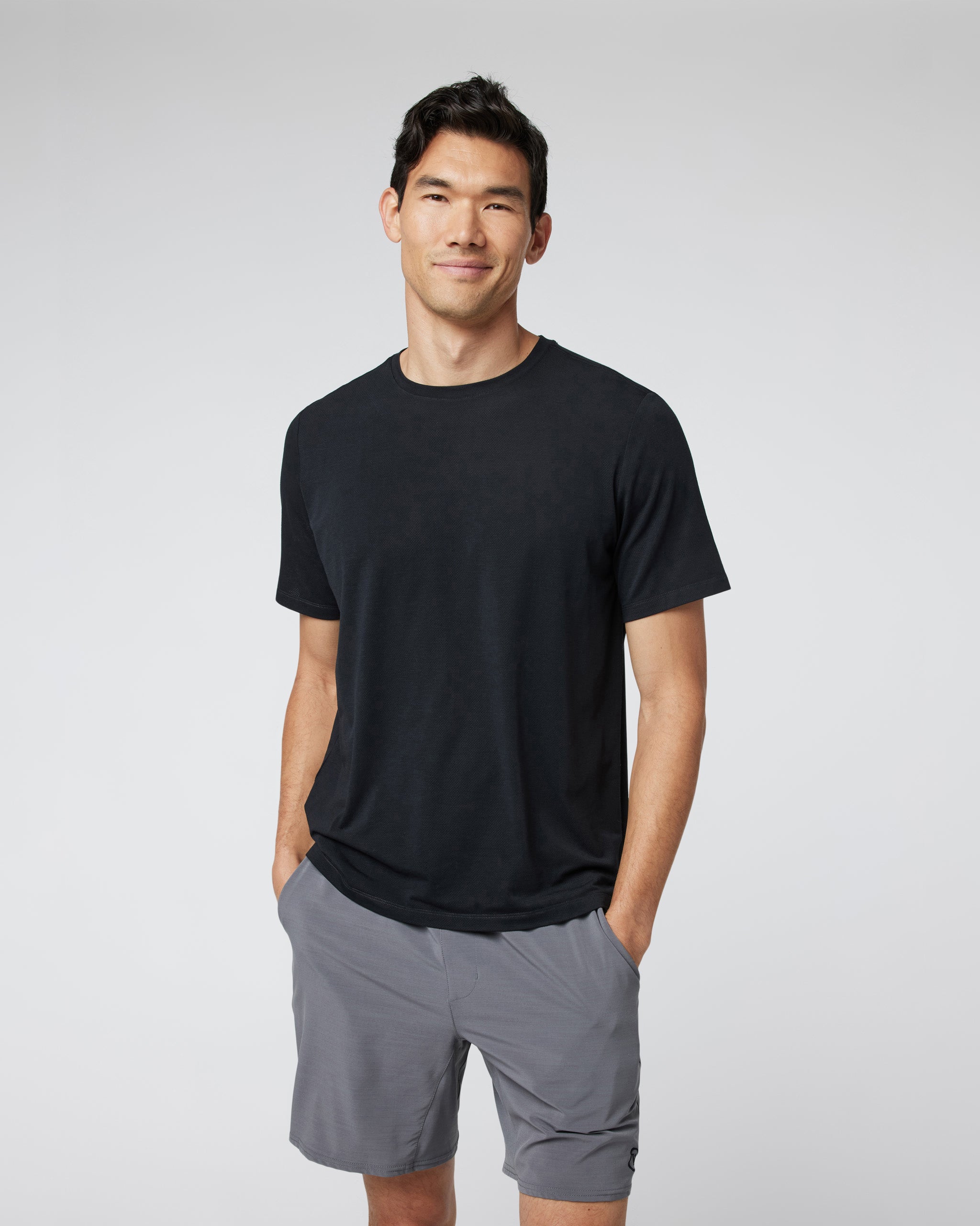 Current Mesh Tee | Black