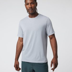 Current Mesh Tee | Platinum