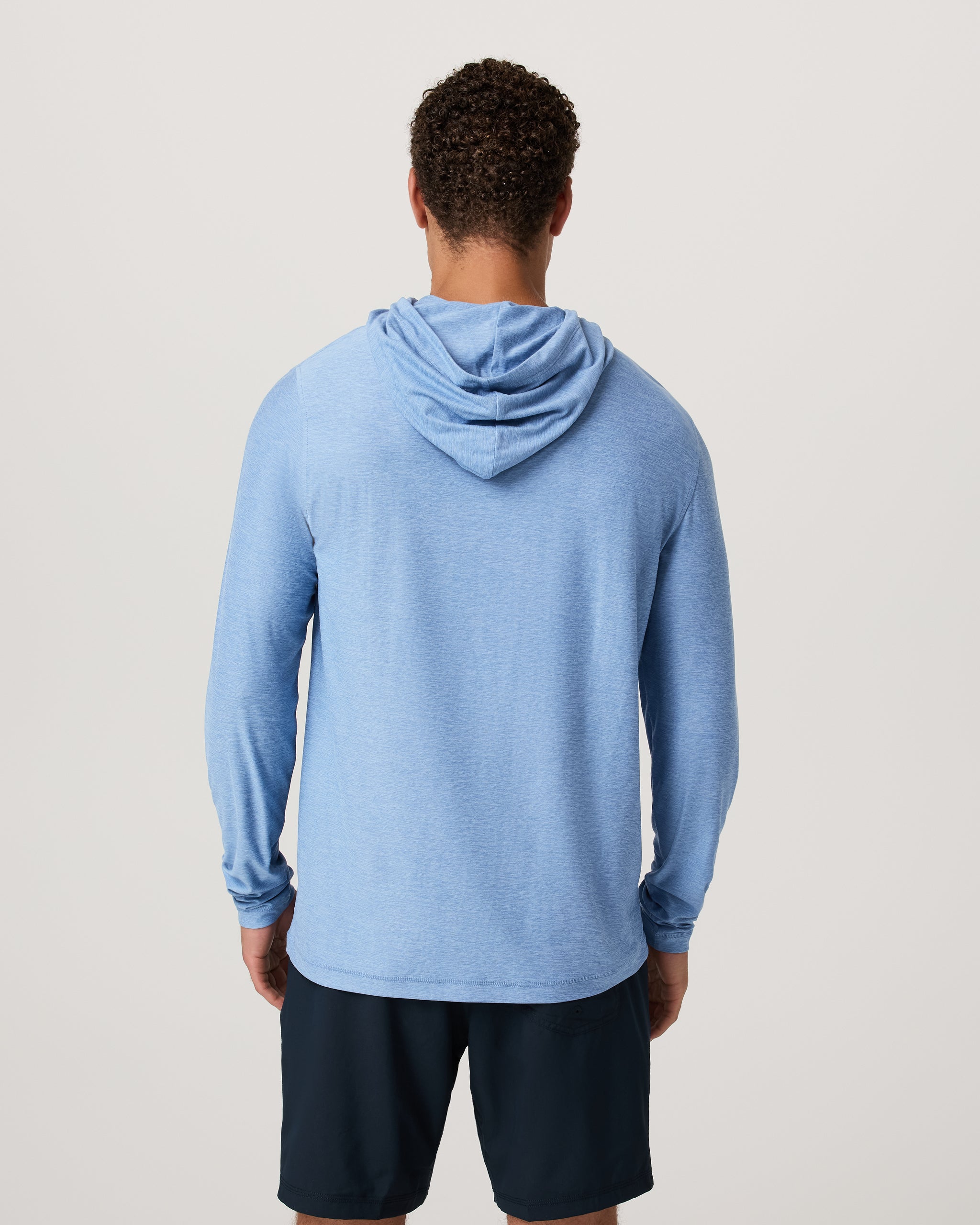 Strato Tech Hoodie | Isle Blue Heather - Image 3