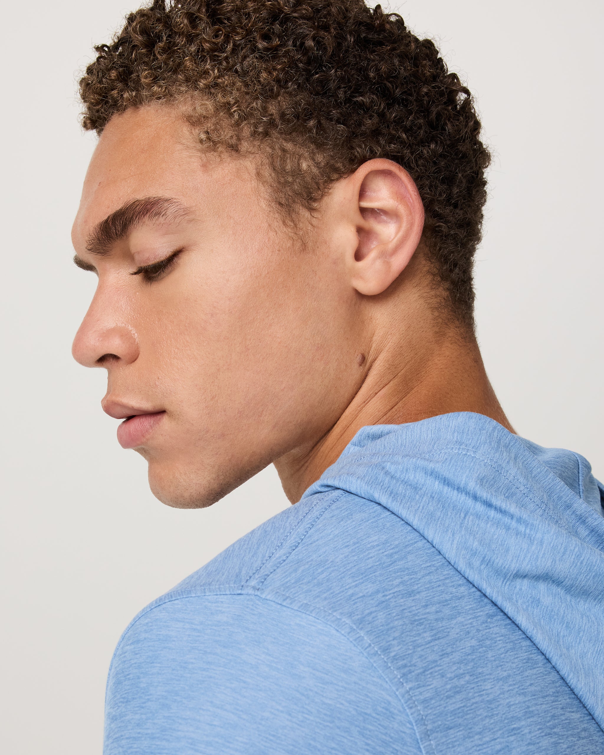 Strato Tech Hoodie | Isle Blue Heather - Image 5