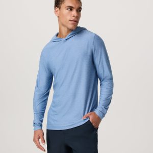 Strato Tech Hoodie | Isle Blue Heather