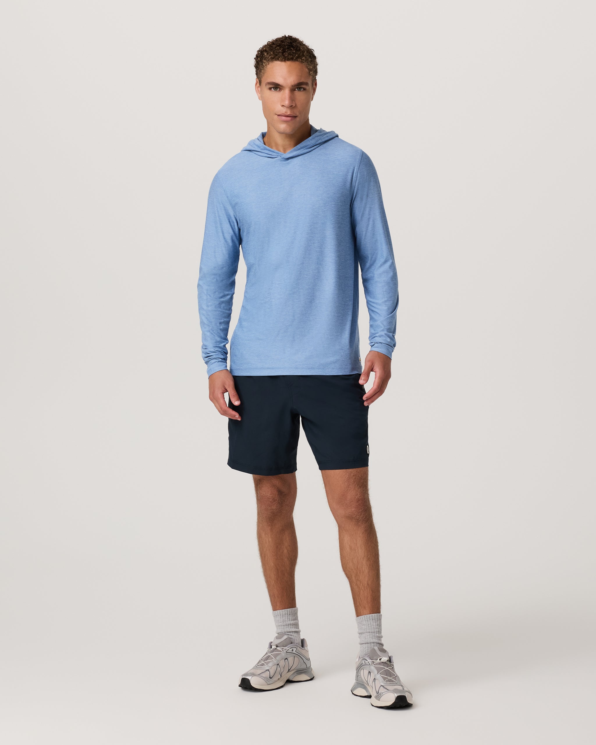 Strato Tech Hoodie | Isle Blue Heather - Image 4
