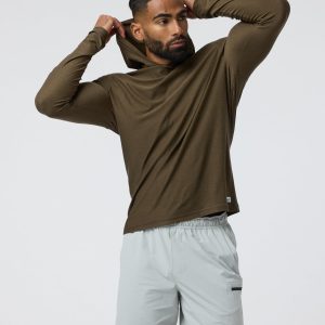 Strato Tech Hoodie | Moss Green Heather