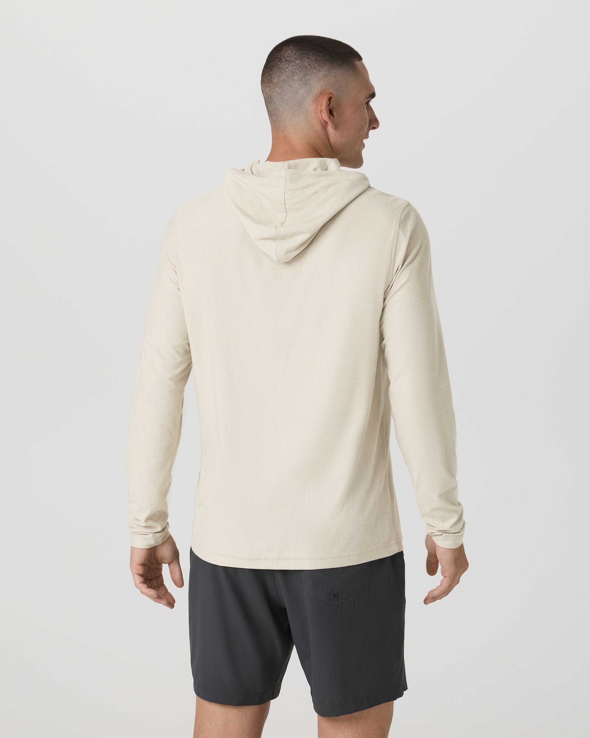 Strato Tech Hoodie | Mushroom Heather - Image 3