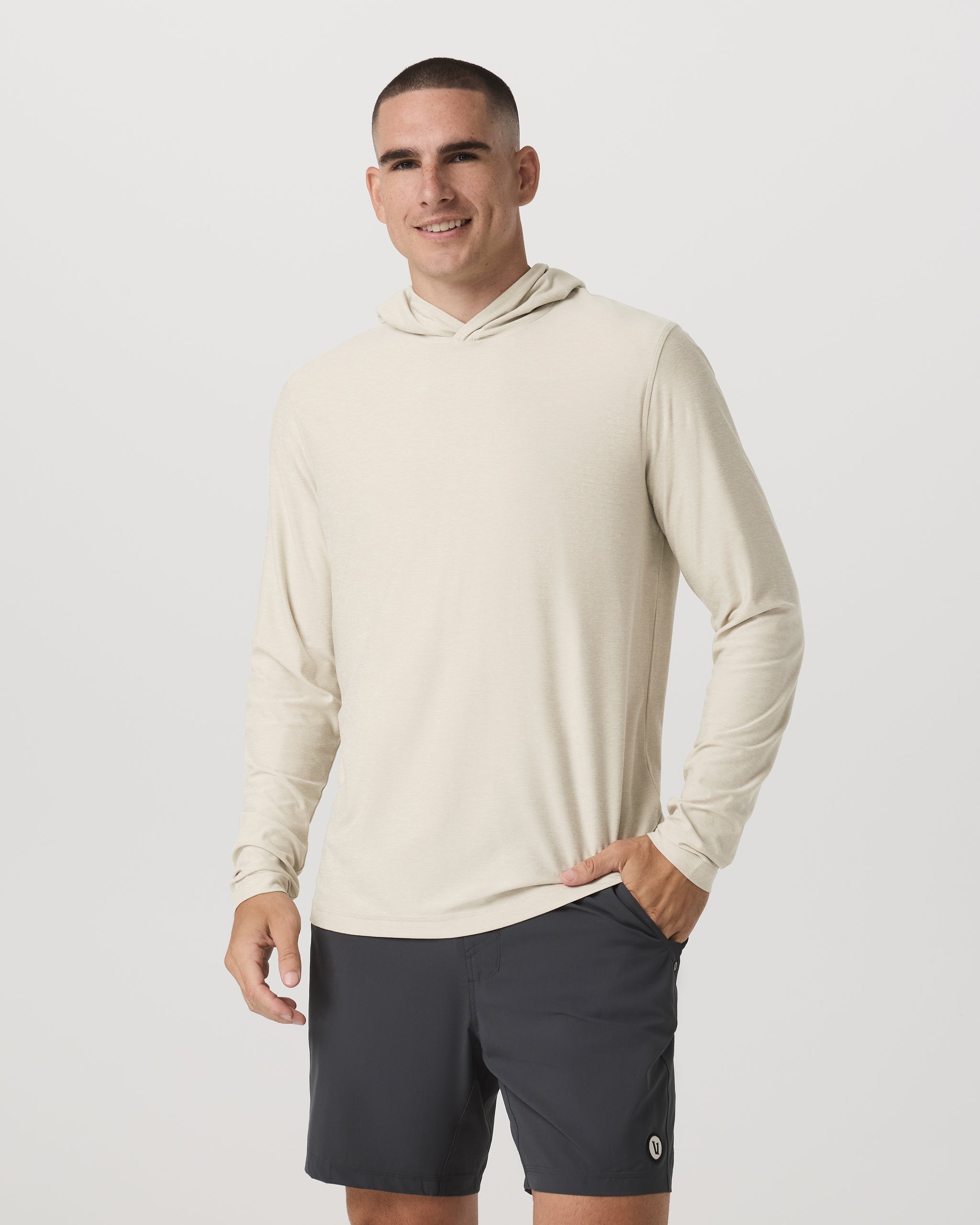 Strato Tech Hoodie | Mushroom Heather - Image 4