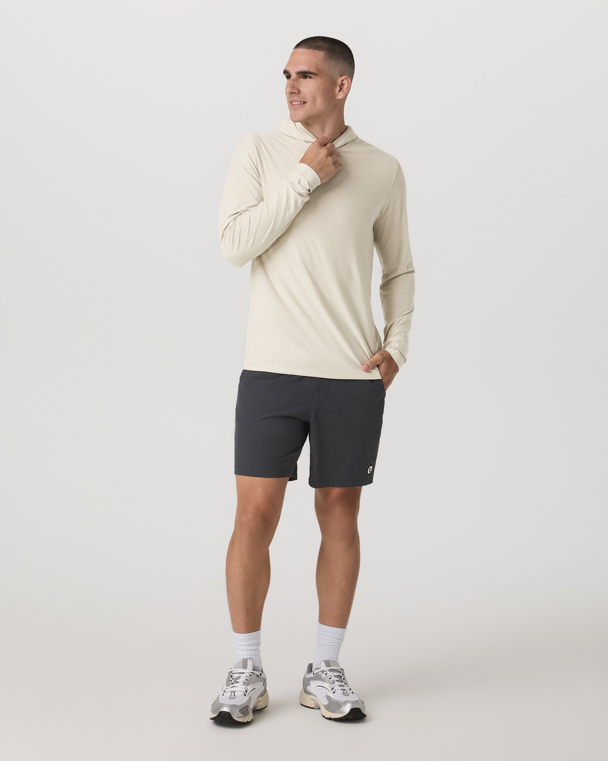 Strato Tech Hoodie | Mushroom Heather - Image 5