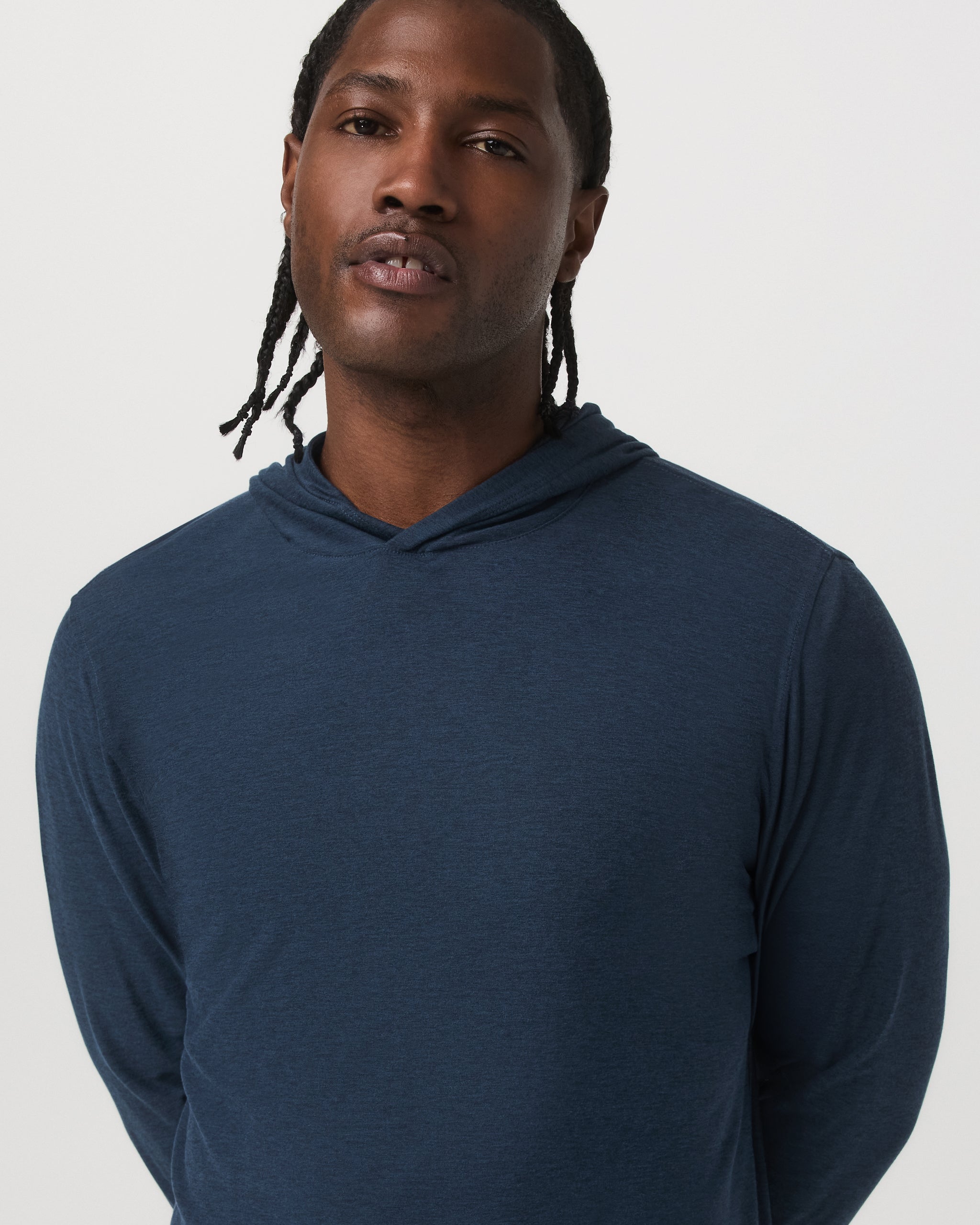 Strato Tech Hoodie | Navy Heather - Image 2