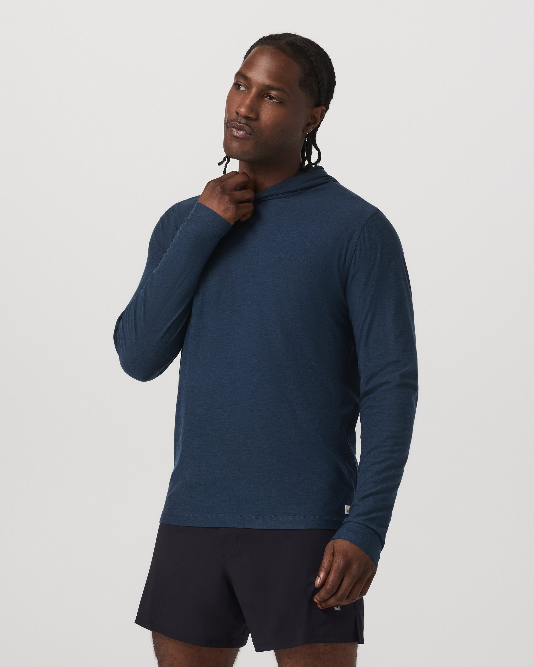 Strato Tech Hoodie | Navy Heather - Image 5