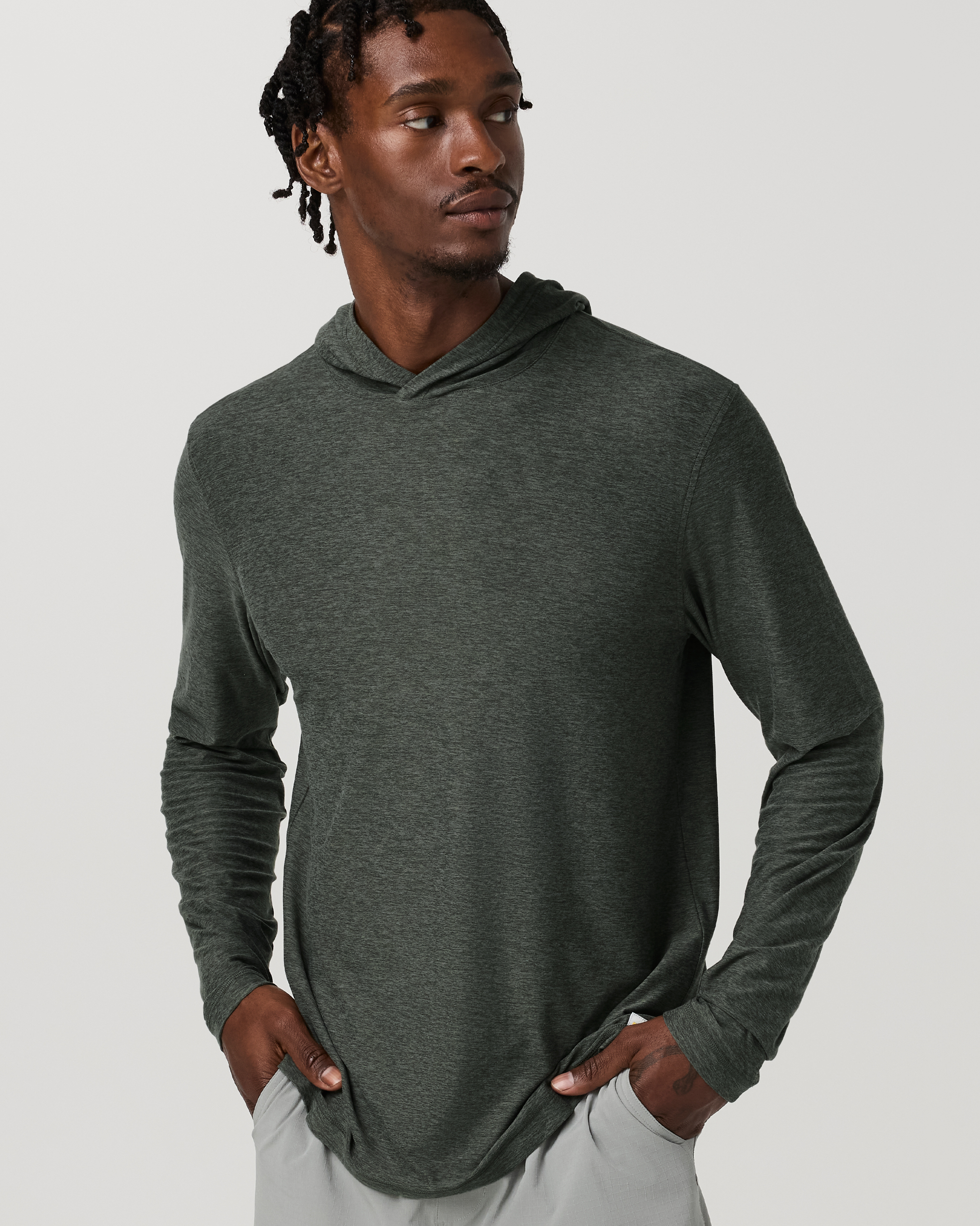 Strato Tech Hoodie | River Rock Heather