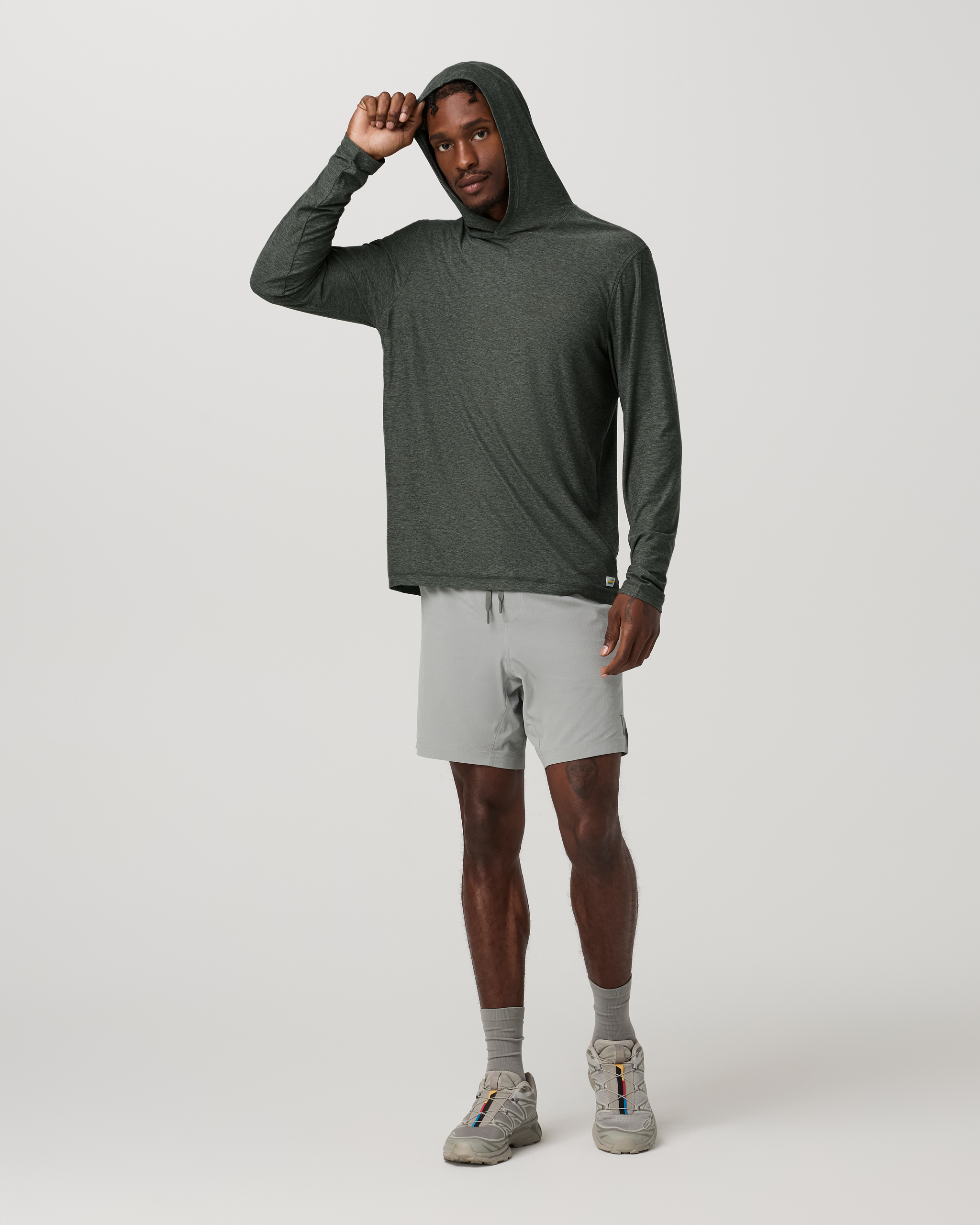 Strato Tech Hoodie | River Rock Heather - Image 3
