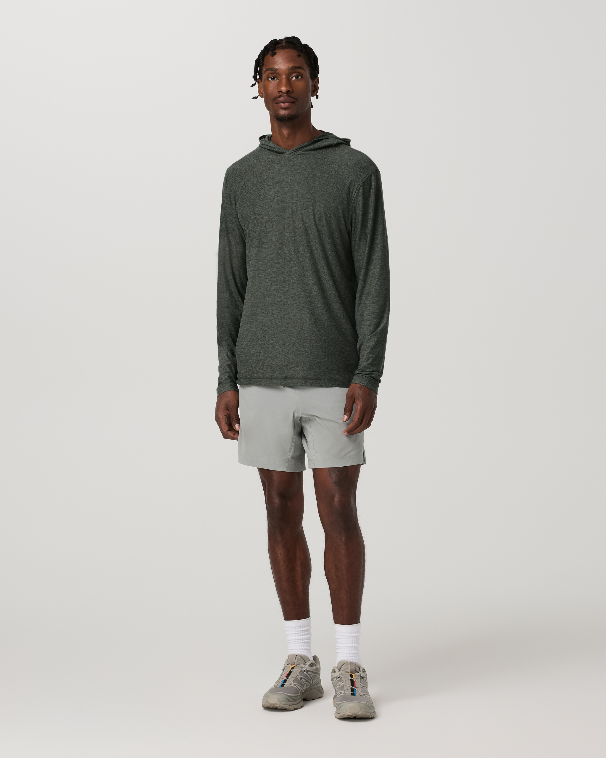 Strato Tech Hoodie | River Rock Heather - Image 5