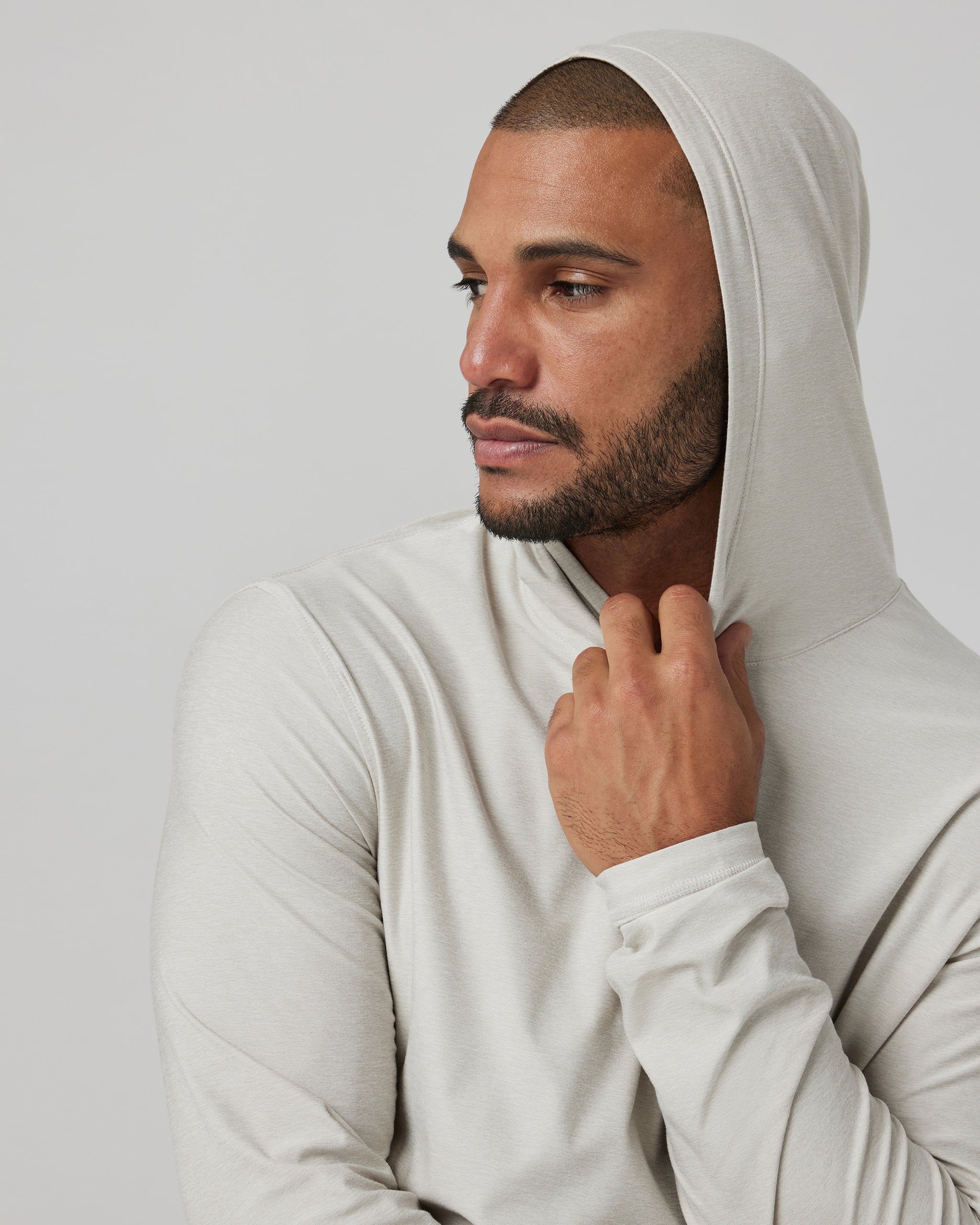 Strato Tech Hoodie | Salt Heather - Image 2