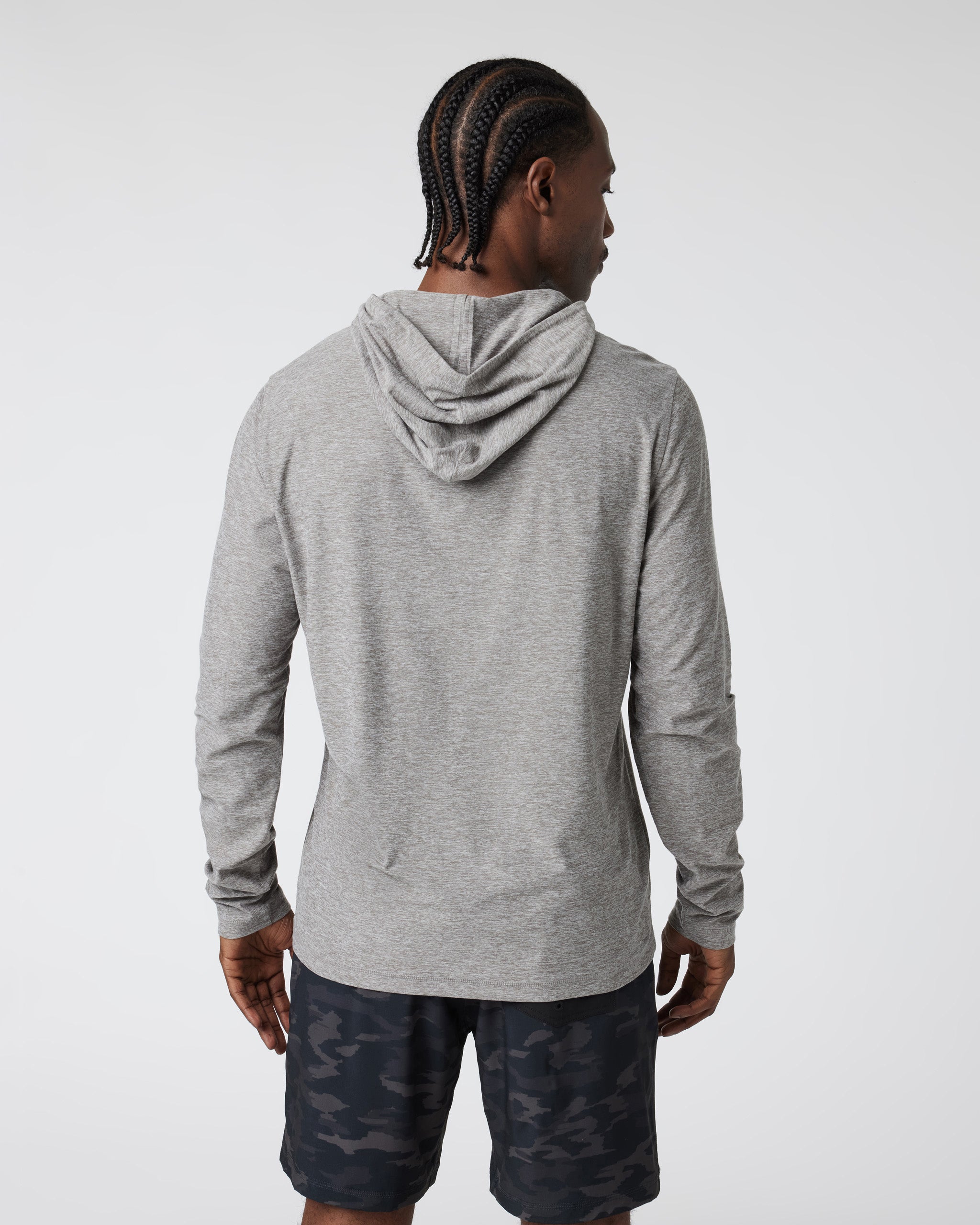 Strato Tech Hoodie | Heather Grey - Image 3