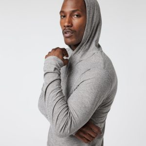 Strato Tech Hoodie | Heather Grey