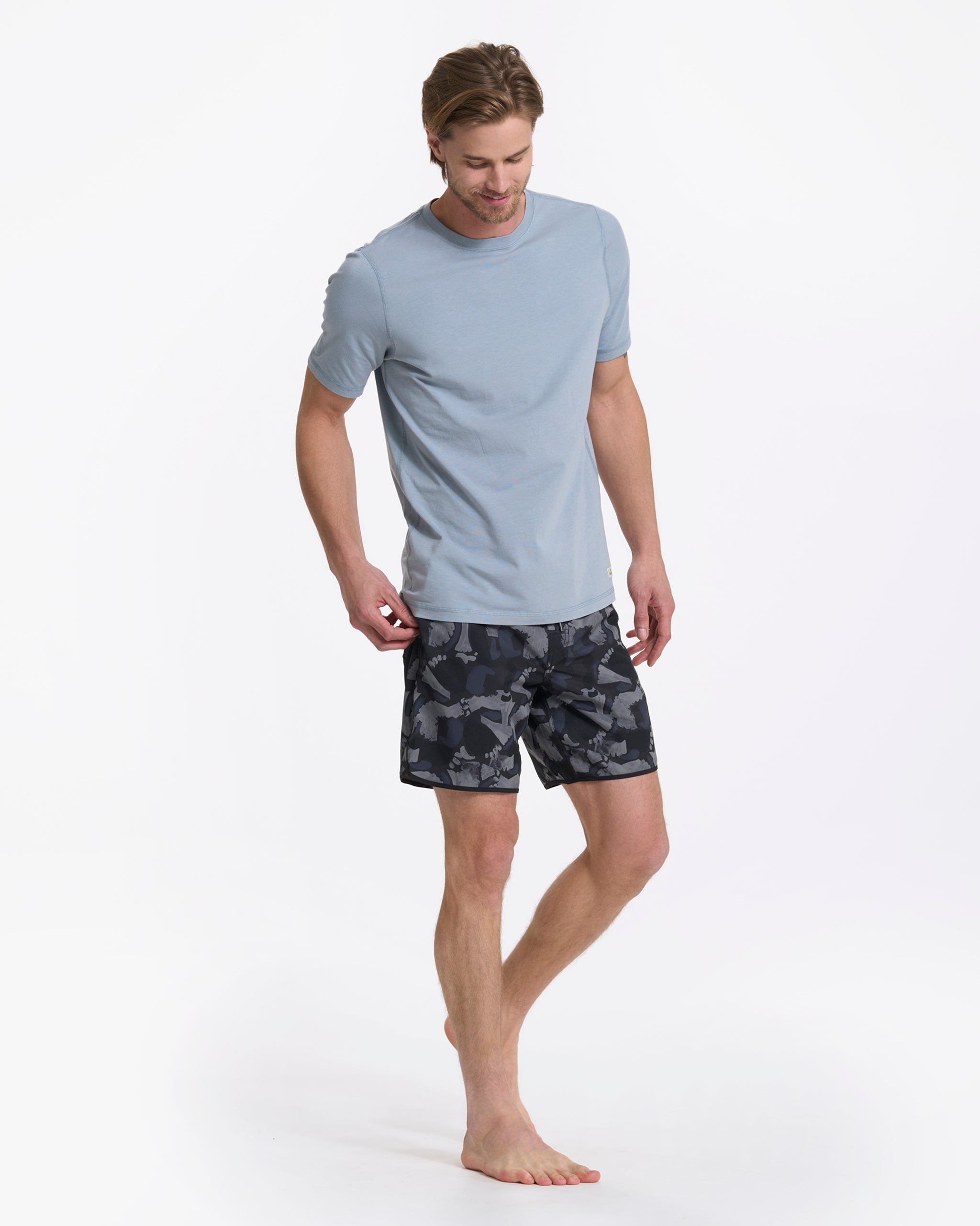 Tuvalu Tee | Light Cloud
