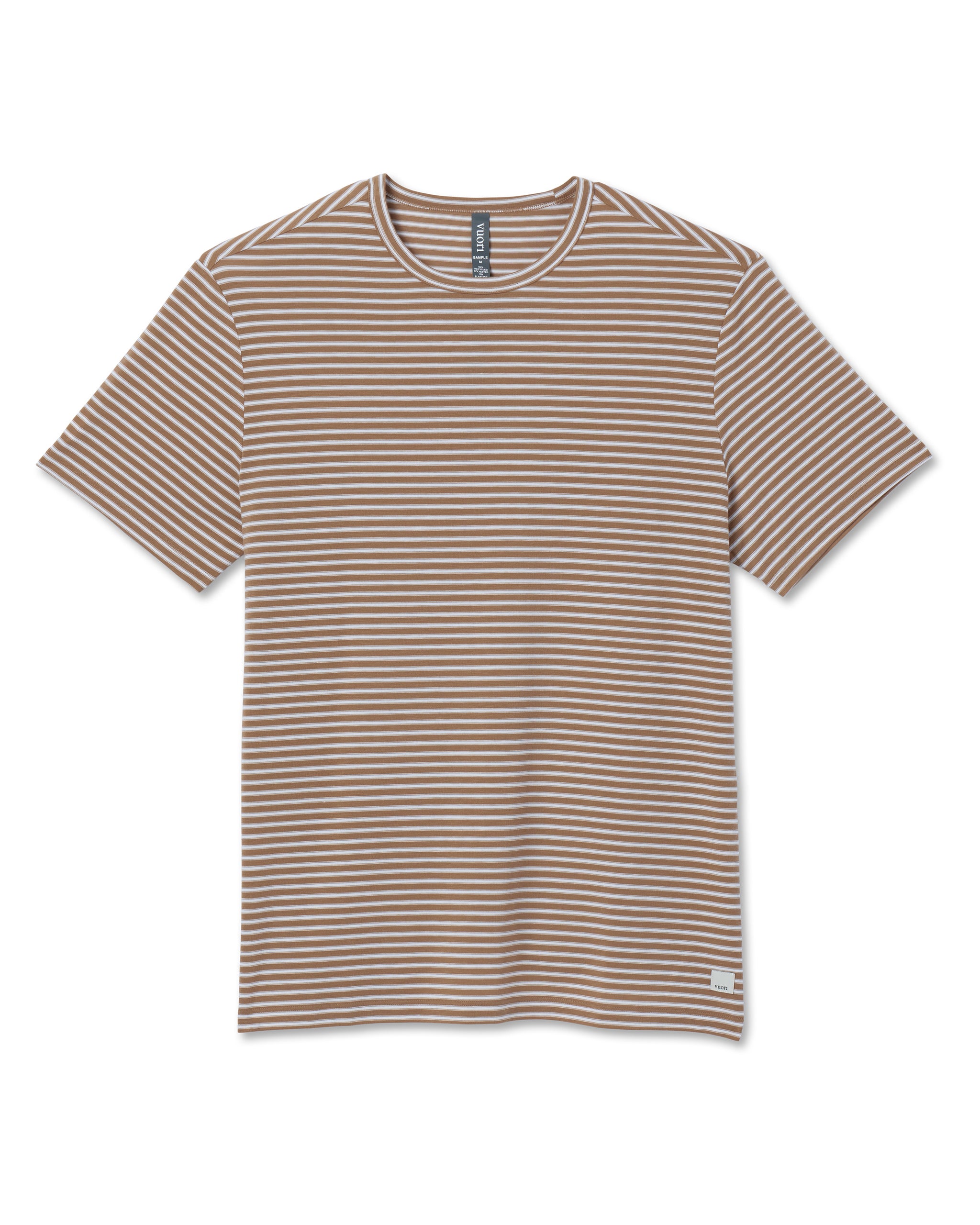 Short Sleeve Current Stripe Tee | Bronze - Image 4