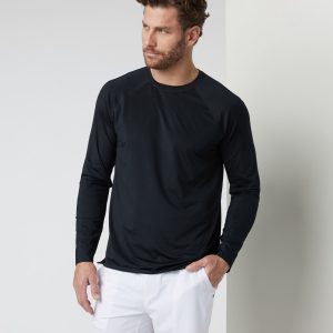 Long Sleeve Viewpoint Performance Tee | Black