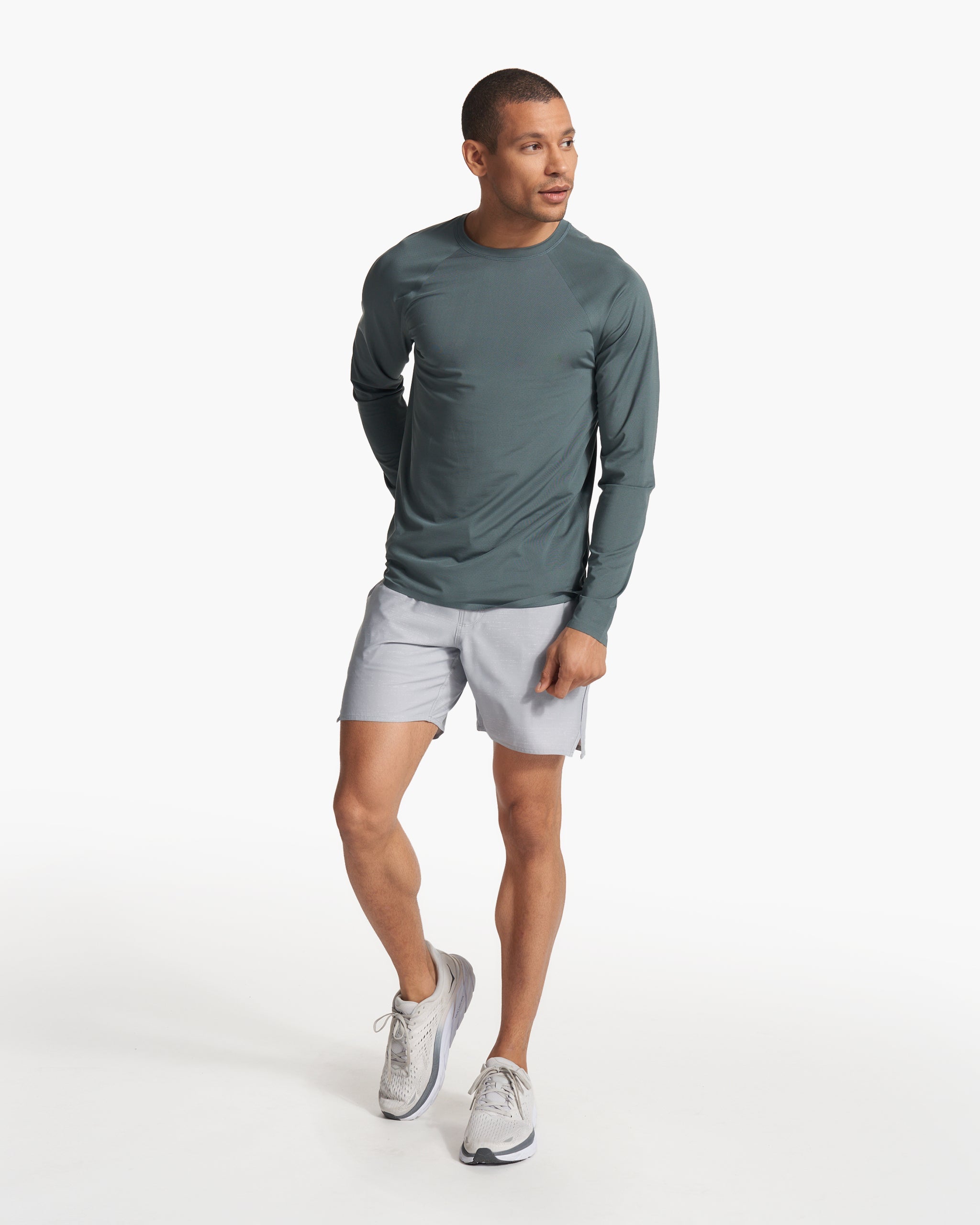 Long Sleeve Viewpoint Performance Tee | Lake - Image 3