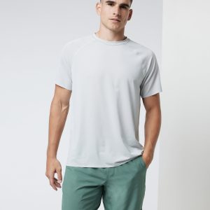 Short Sleeve Viewpoint Performance Tee | Sky Grey