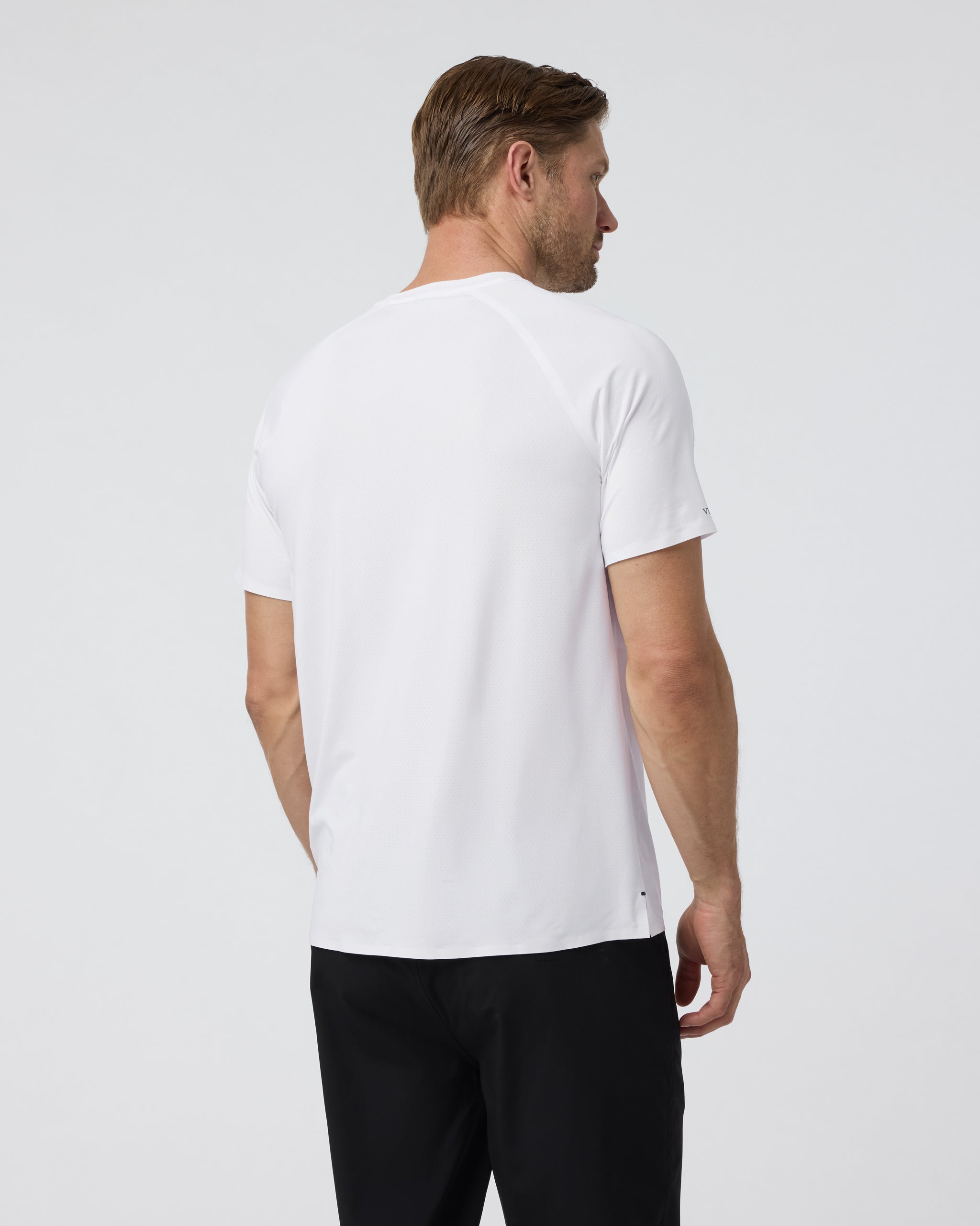 Short Sleeve Viewpoint Performance Tee | White - Image 3