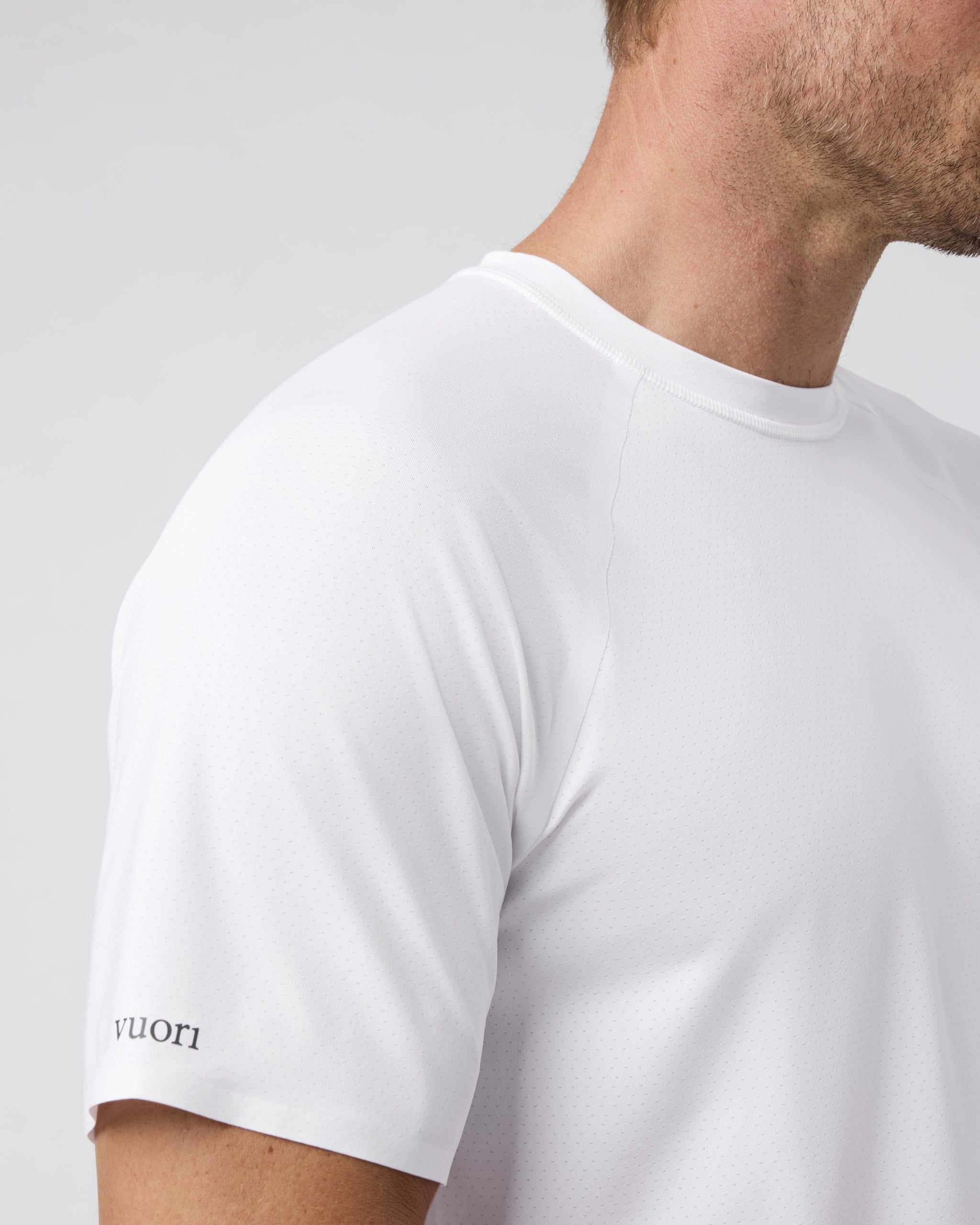 Short Sleeve Viewpoint Performance Tee | White - Image 2