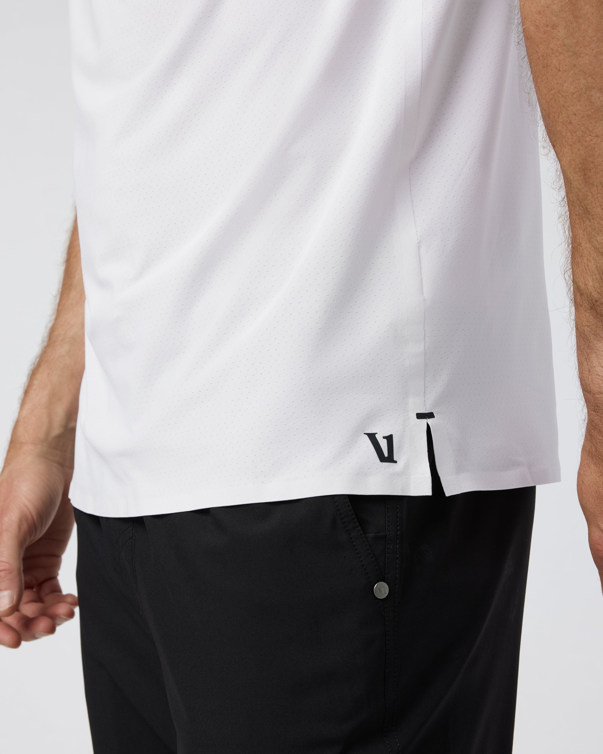 Short Sleeve Viewpoint Performance Tee | White - Image 5