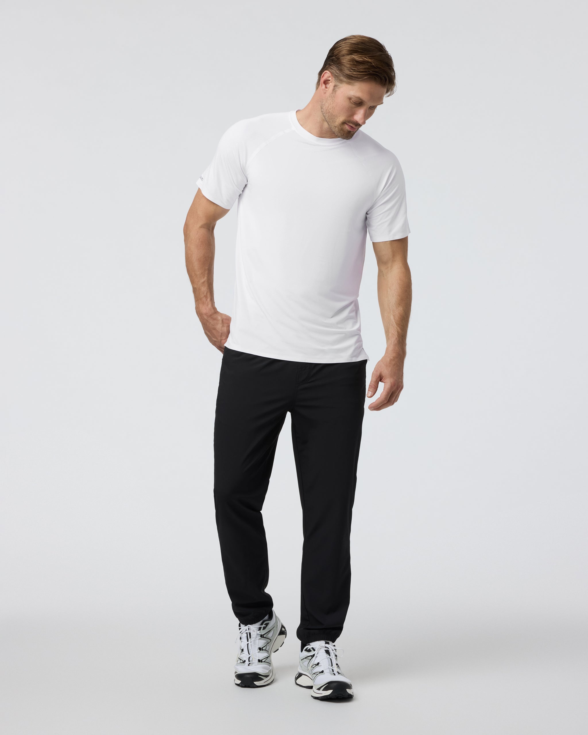 Short Sleeve Viewpoint Performance Tee | White - Image 4