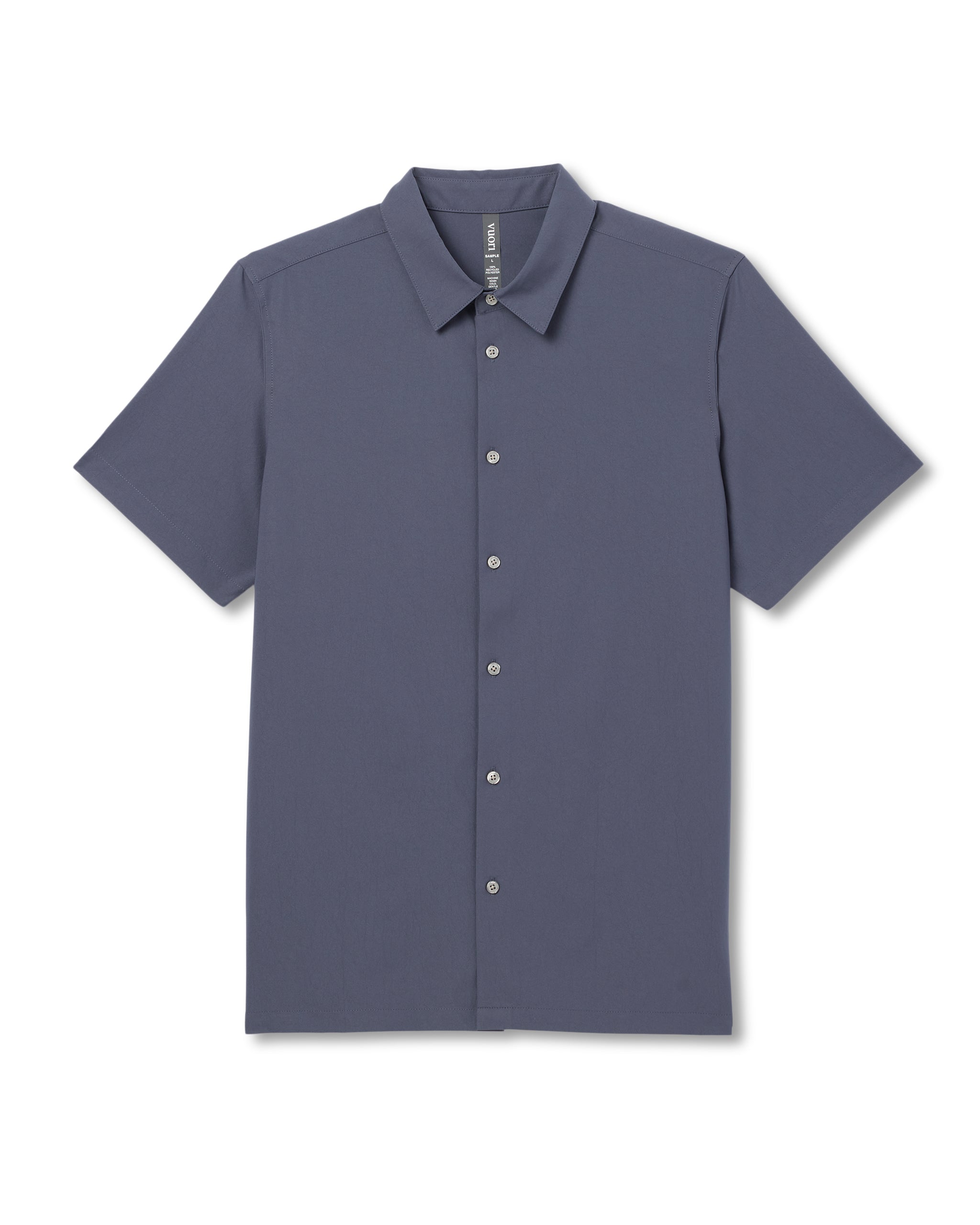Short Sleeve Manhattan Button Down | Azure - Image 6