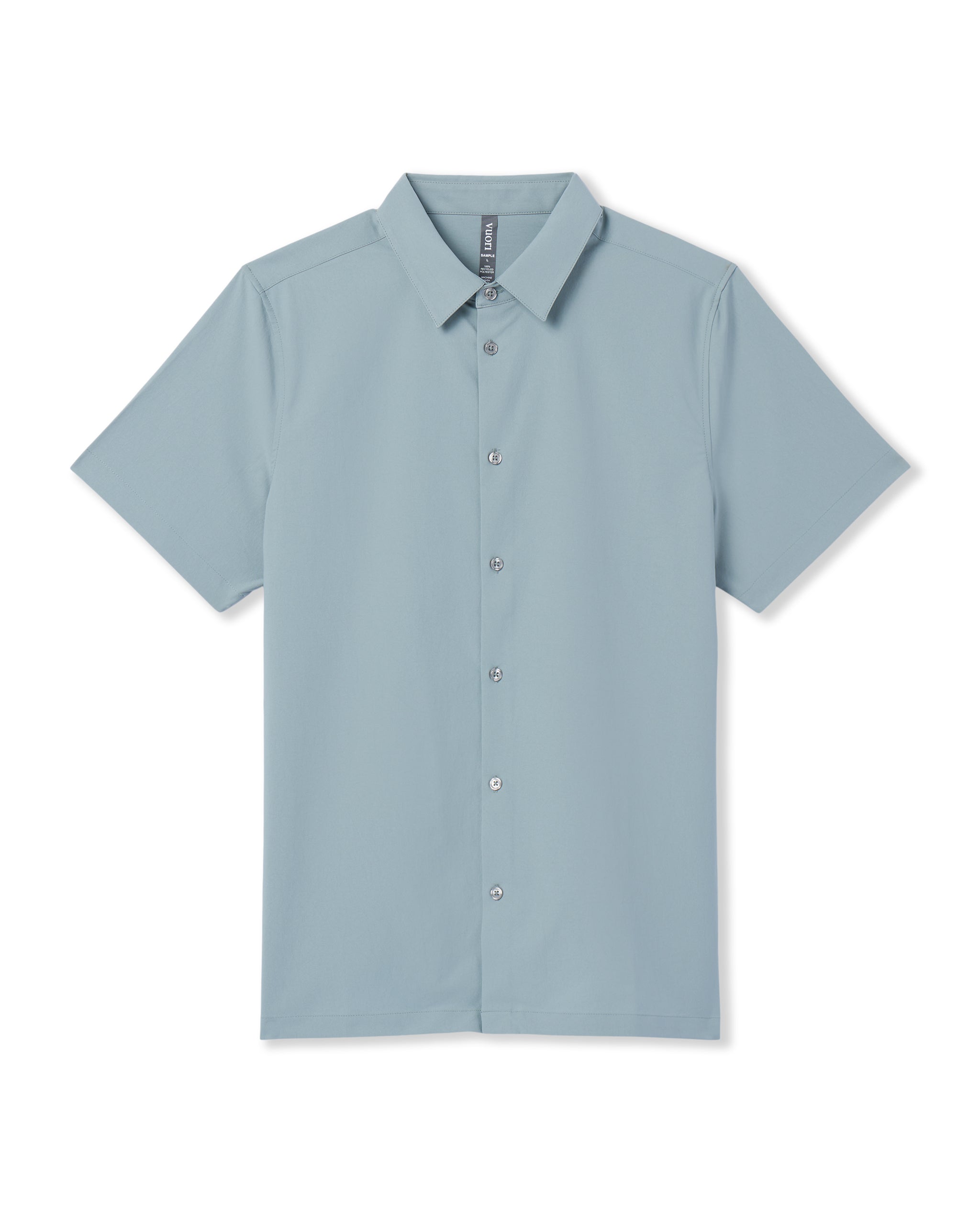 Short Sleeve Manhattan Button Down | Mist - Image 4