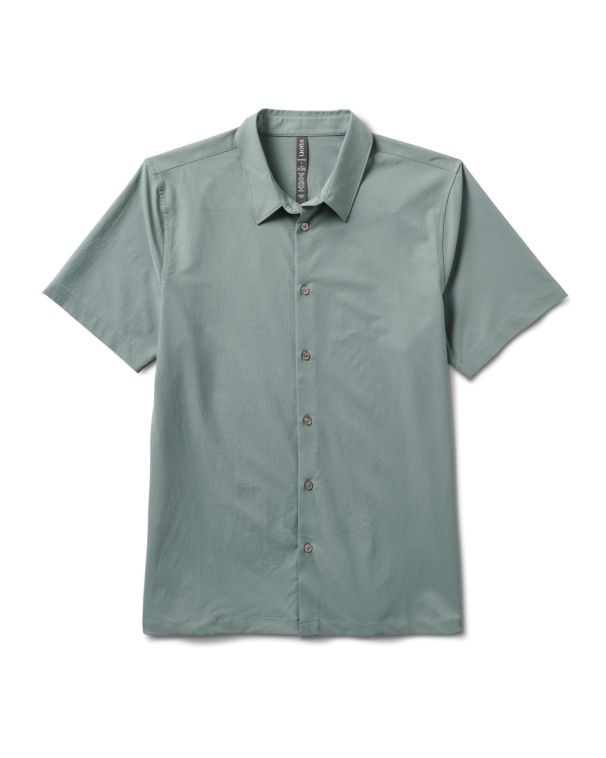 Short Sleeve Manhattan Button Down | Stormy - Image 6