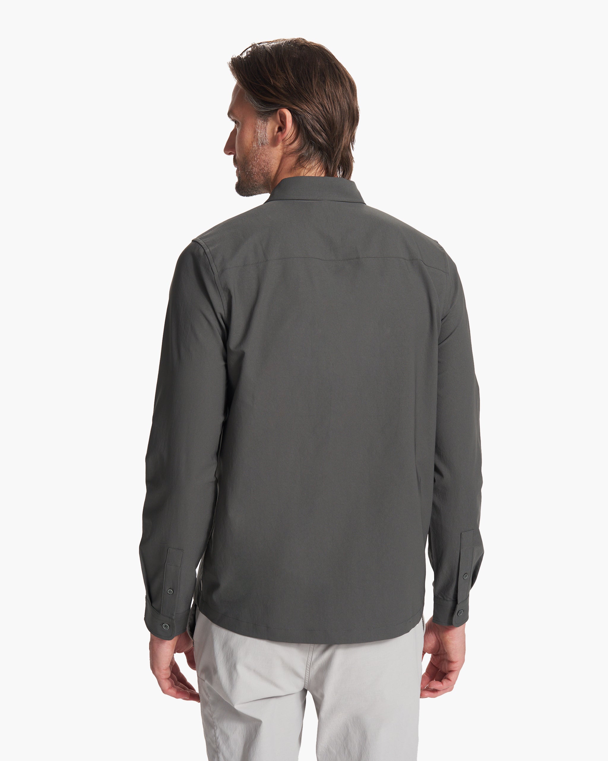 Long Sleeve Manhattan Button Down | Balsam - Image 3