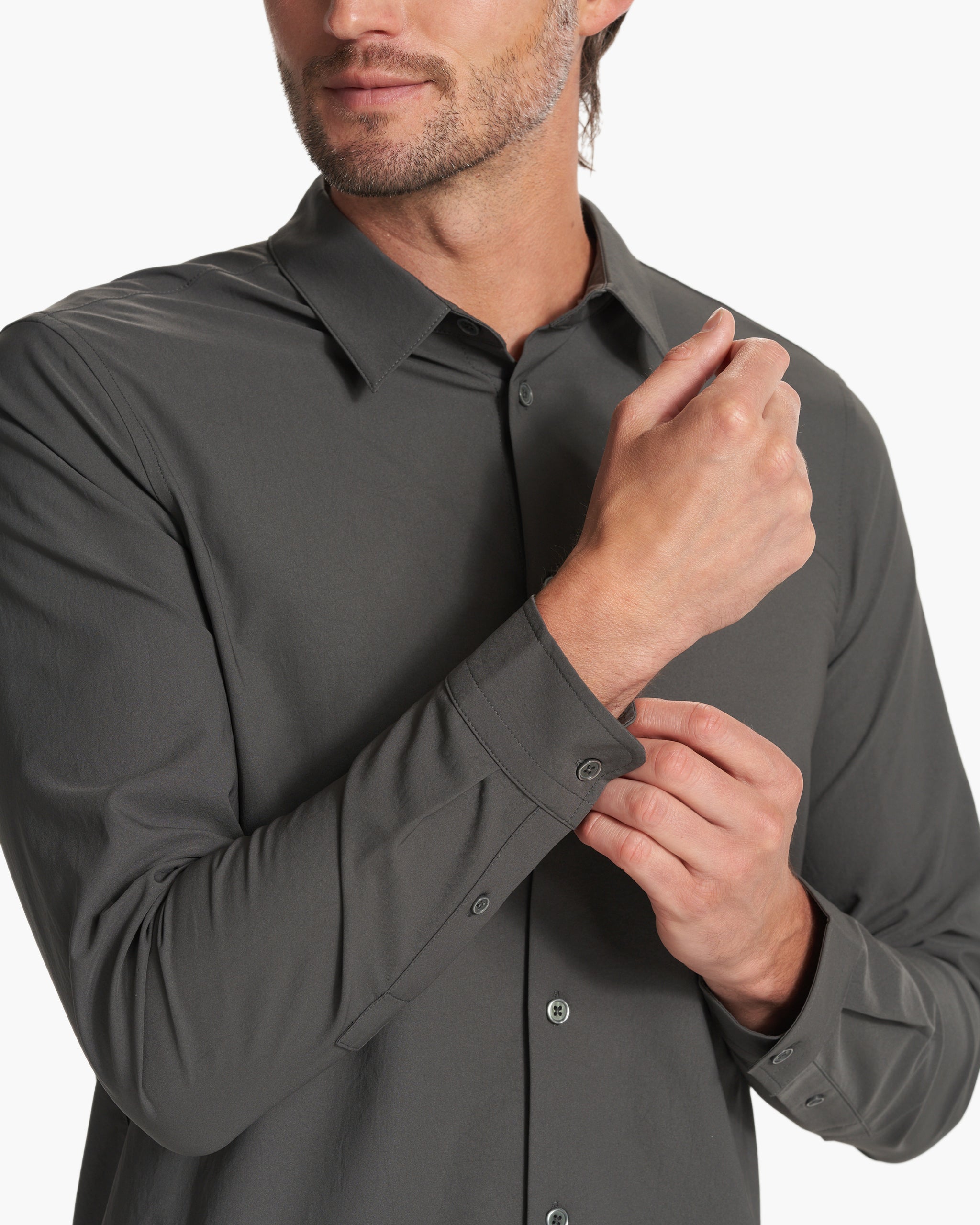 Long Sleeve Manhattan Button Down | Balsam - Image 5