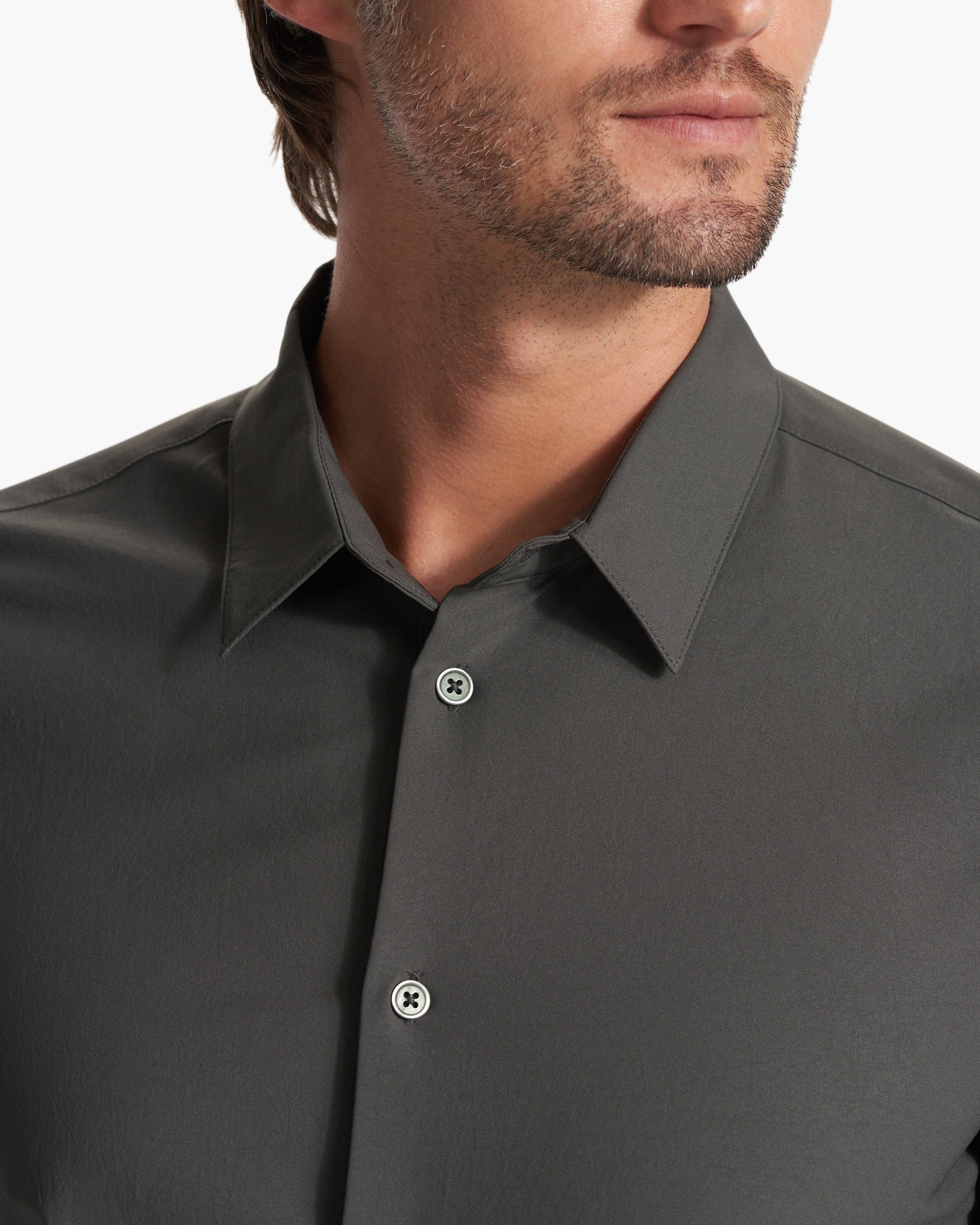 Long Sleeve Manhattan Button Down | Balsam - Image 2