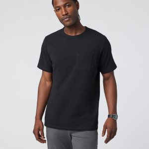 Men's Feather Pocket Tee | Black
