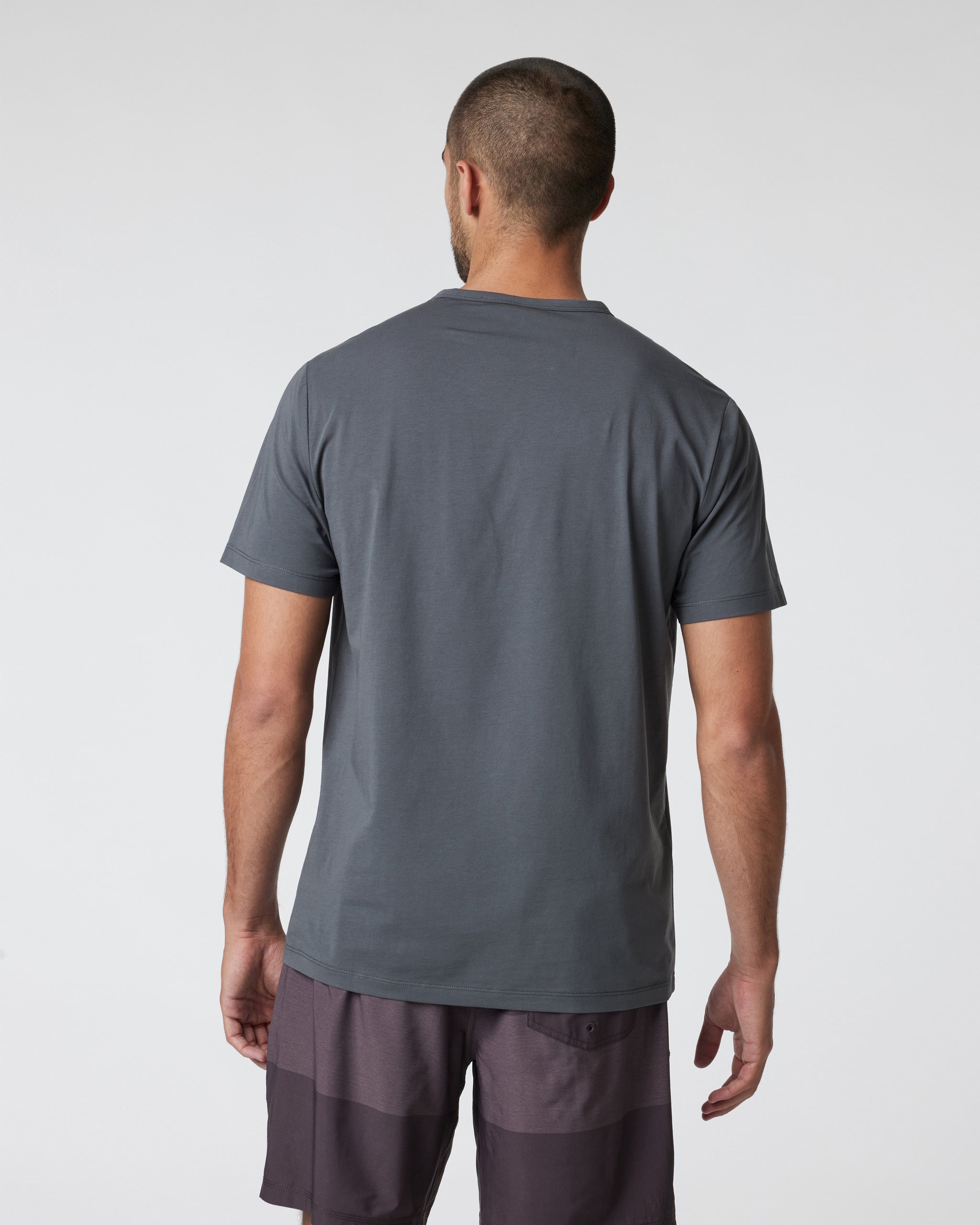 Men's Feather Pocket Tee | Dark Pewter - Image 2