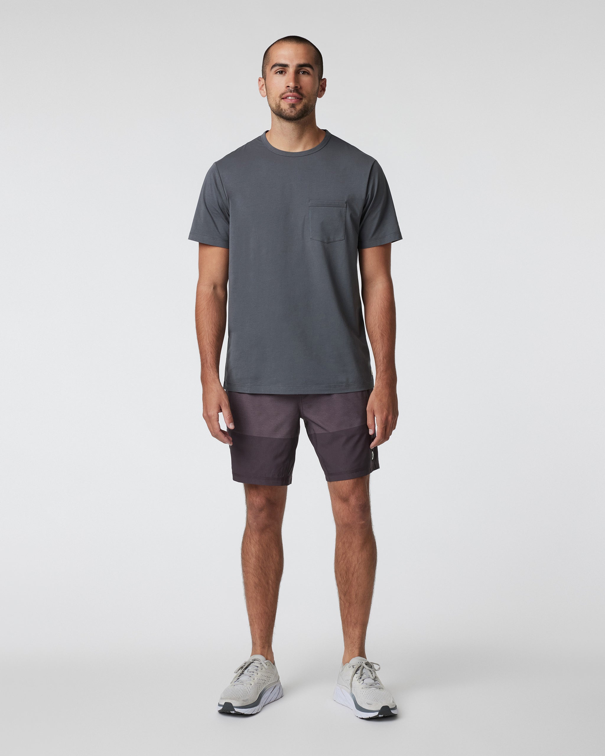 Men's Feather Pocket Tee | Dark Pewter - Image 3