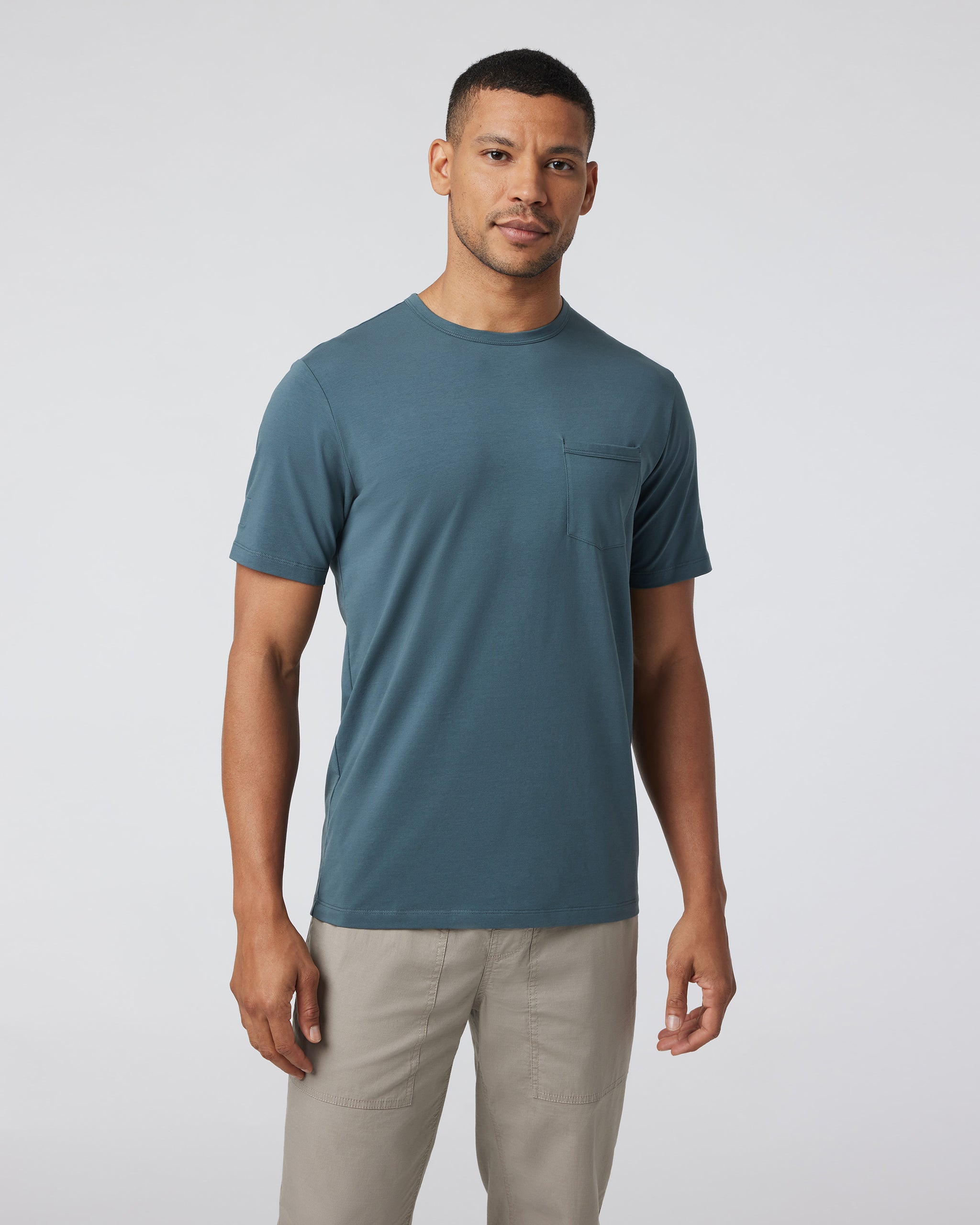 Men's Feather Pocket Tee | Lake